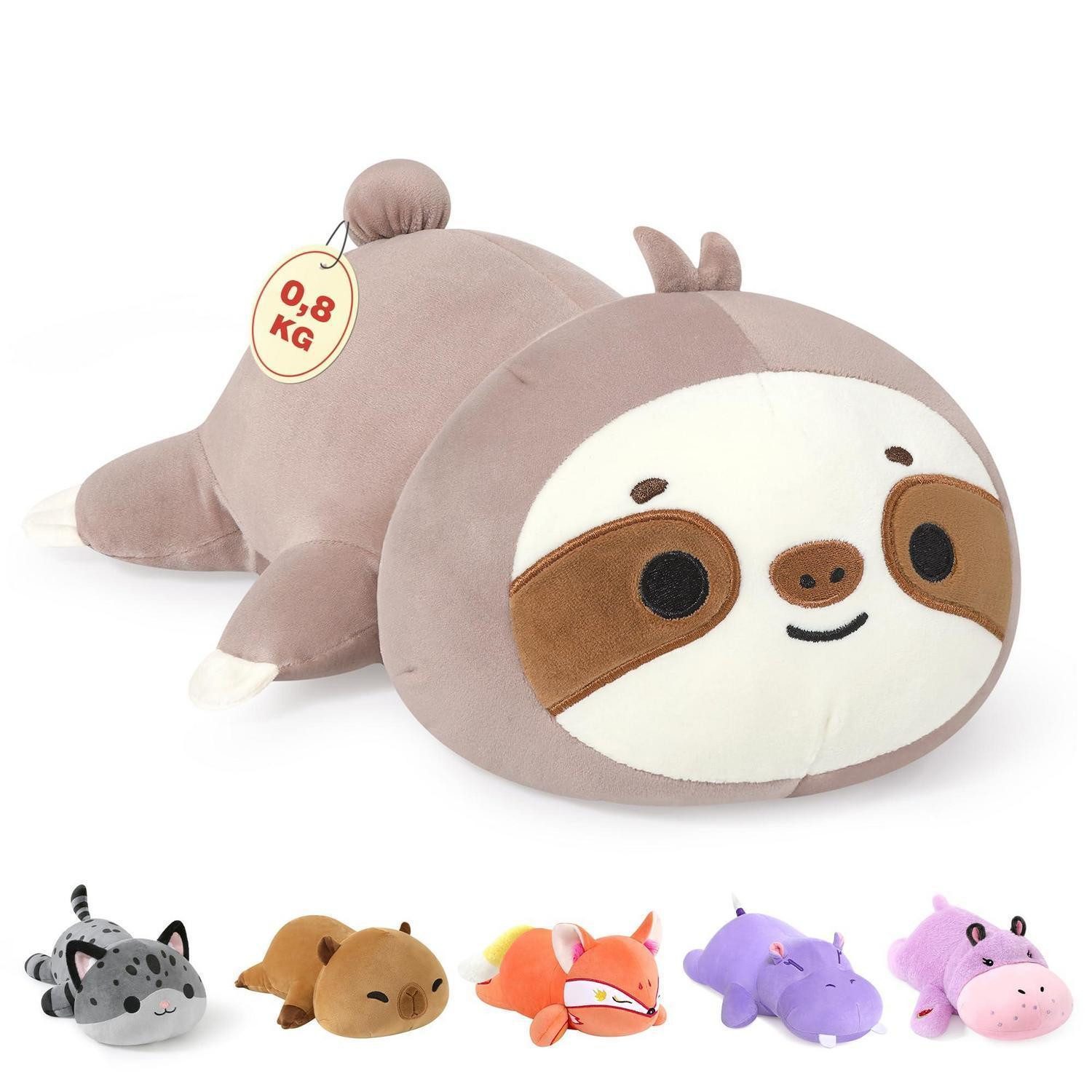 LuxusKollektion Kuscheltier Gewichtetes Kuscheltier Faultier Plüsch Spielzeug Faultier 35CM