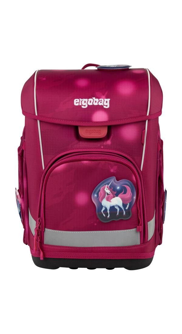 ergobag Schulranzen cubo light Set (6-tlg., 5-teiliges Set), wiegt nur 780g