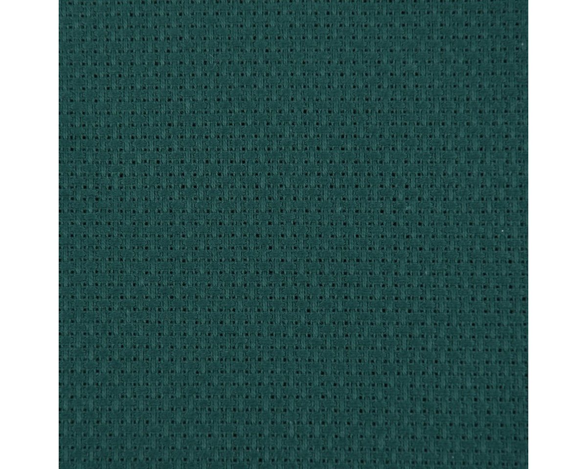 Thumbnail - SCHÖNER LEBEN. Stoff Zweigart Stern-Aida Aidastoff Stickstoff 5,4/cm-14ct. tannengrün 110c
