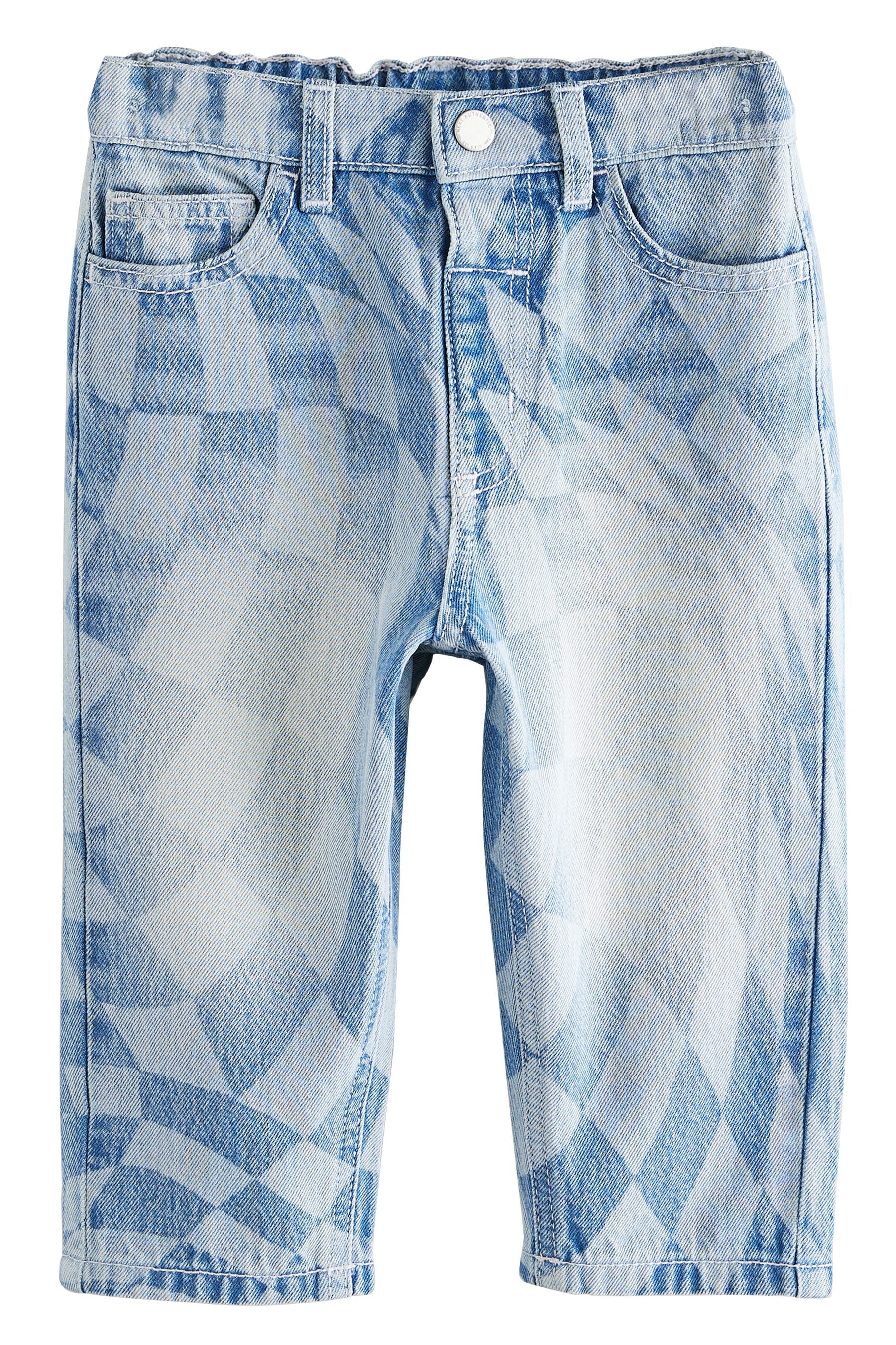 Next 5-Pocket-Jeans Jeans mit Schachbrettmuster aus günstig online kaufen