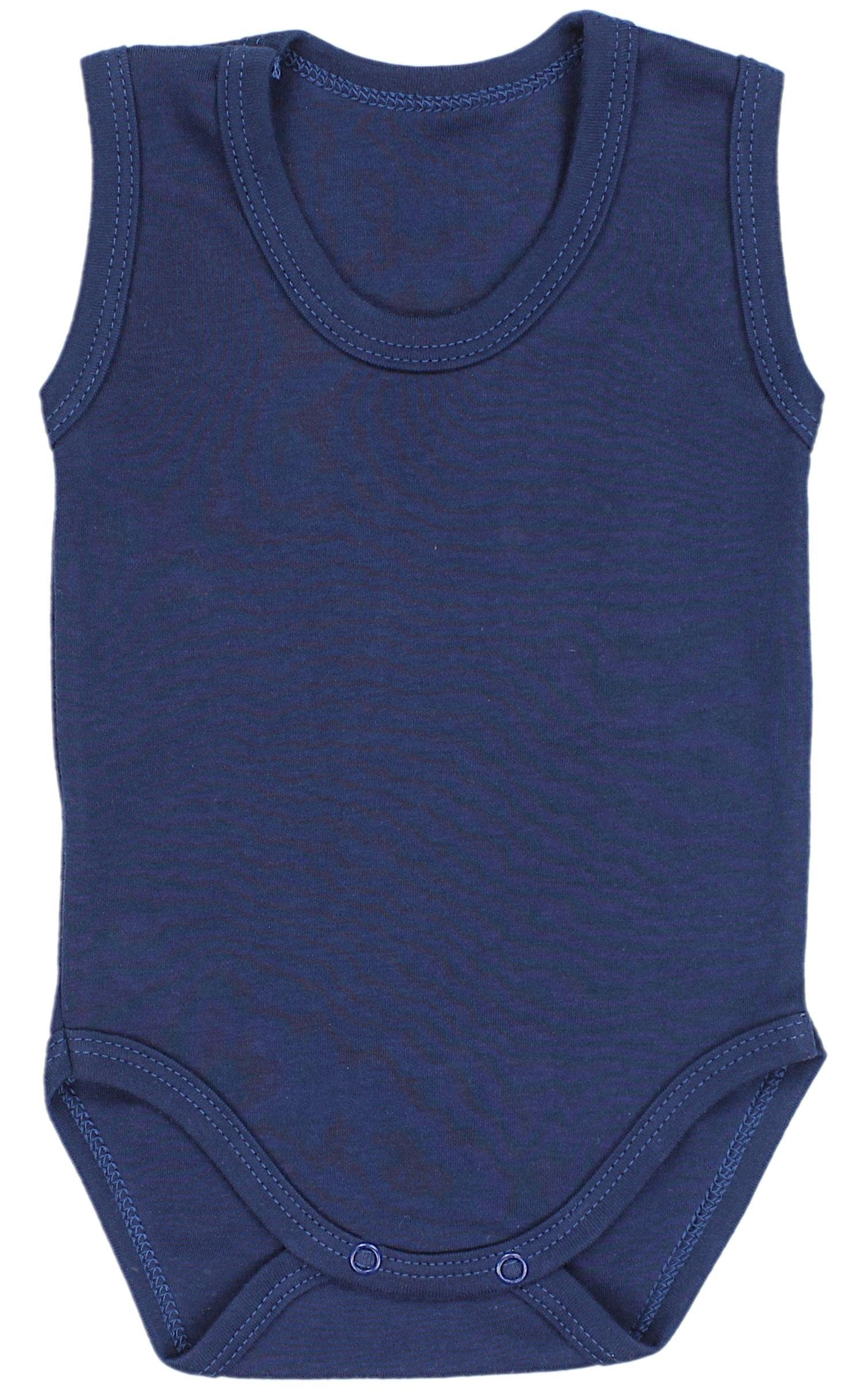 in Jungen Blau TupTam Unifarben Jeans Dunkelblau Achselbody TupTam 5er Pack Baby Mintgrün Body