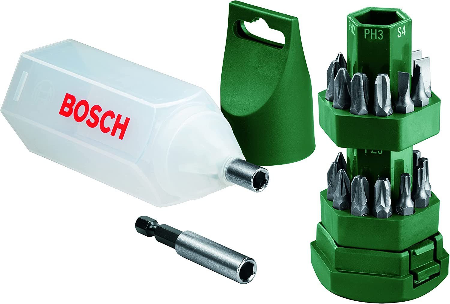 25tlg. Bitset Bohrer- BOSCH Bosch Big-Bit Schrauberbit-Set und