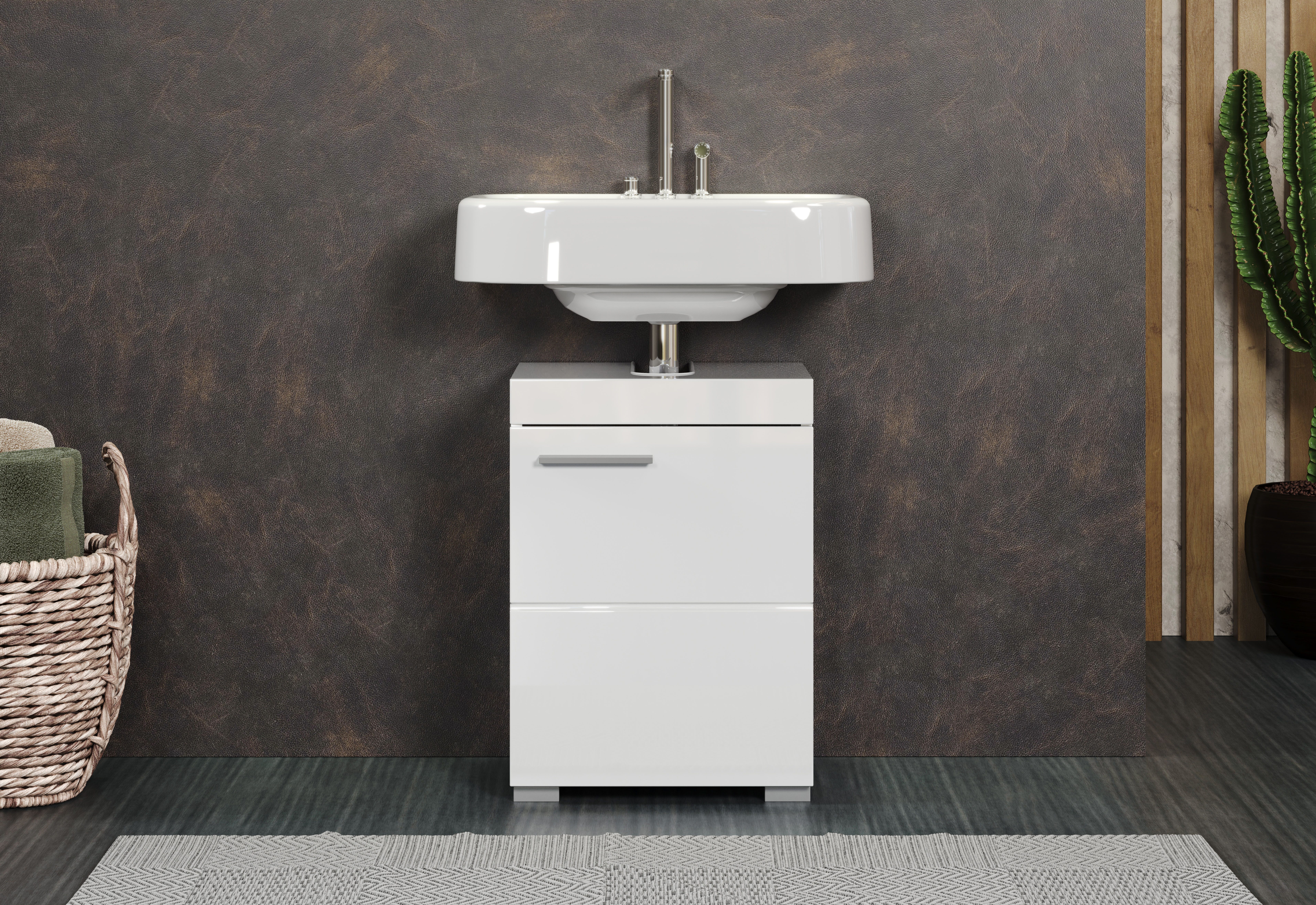 welltime Waschbeckenunterschrank Avena (1-St) Unterschrank mit günstig online kaufen