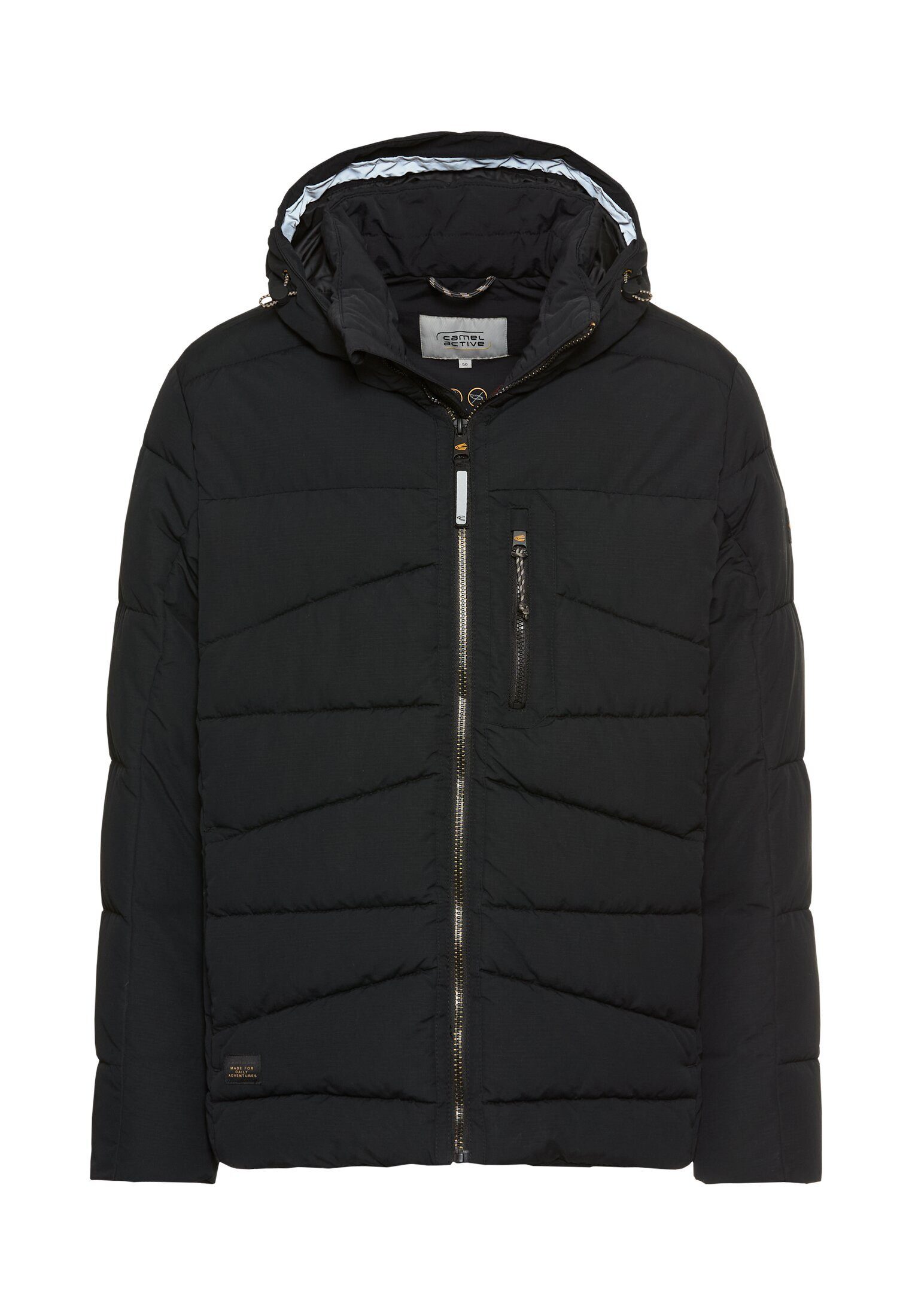 camel active Winterjacke mit abnehmbarer Kapuze Langarm Abnehmbare Kapuze