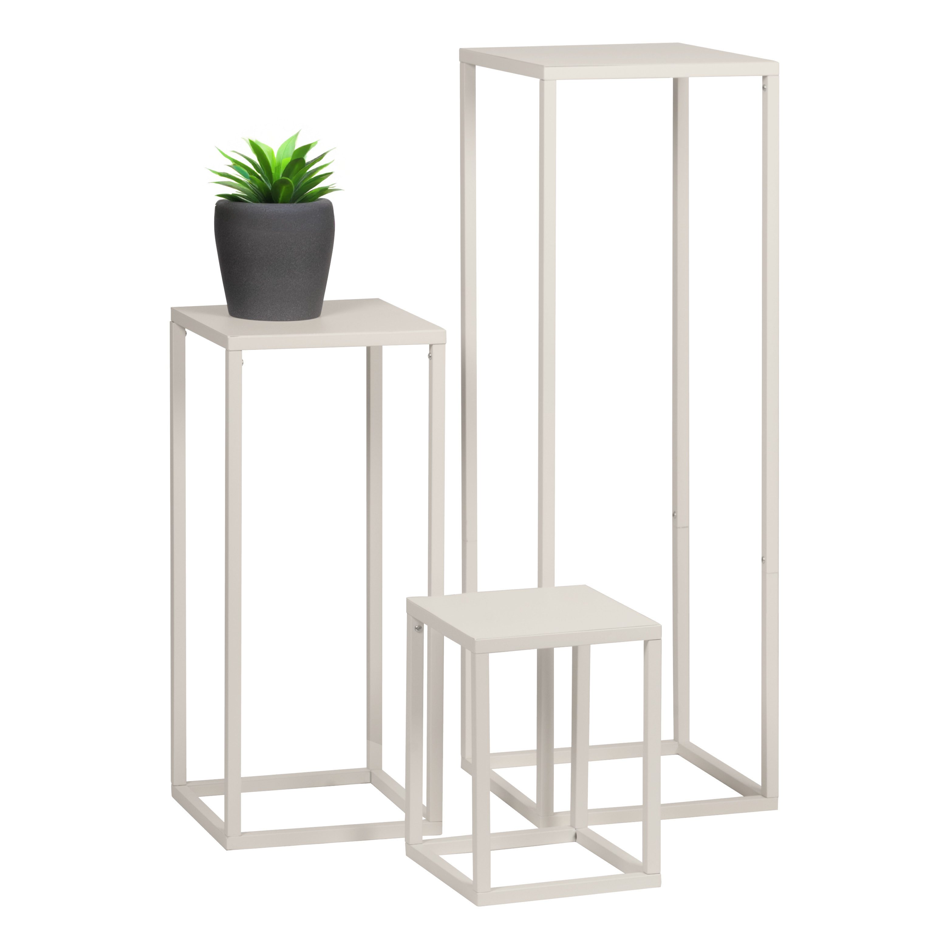 bremermann Blumenhocker 3er-Set, Metall-Blumenhocker, Blumensäule günstig online kaufen
