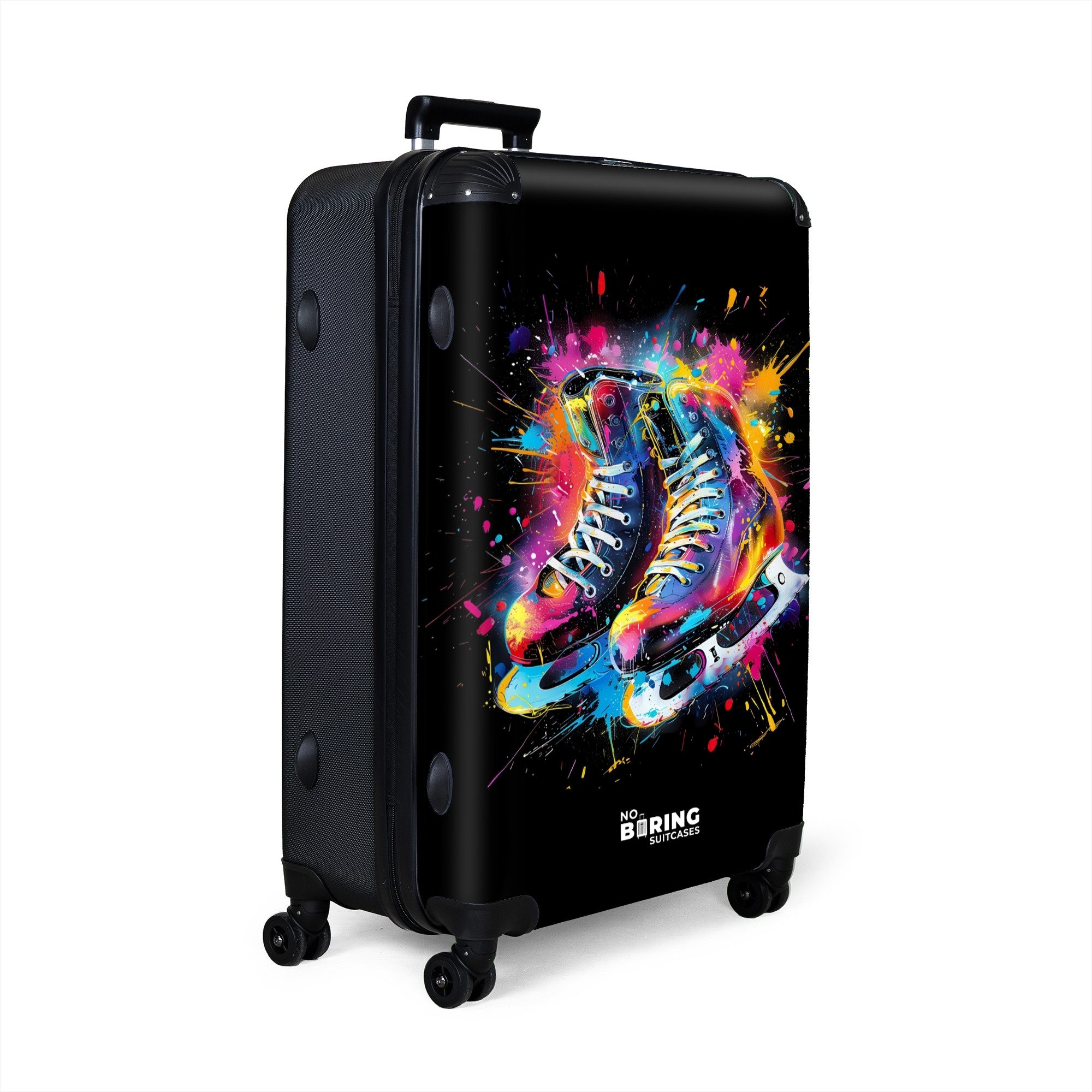 NoBoringSuitcases.com© Hartschalen-Trolley Skaten mit buntem Graffiti günstig online kaufen