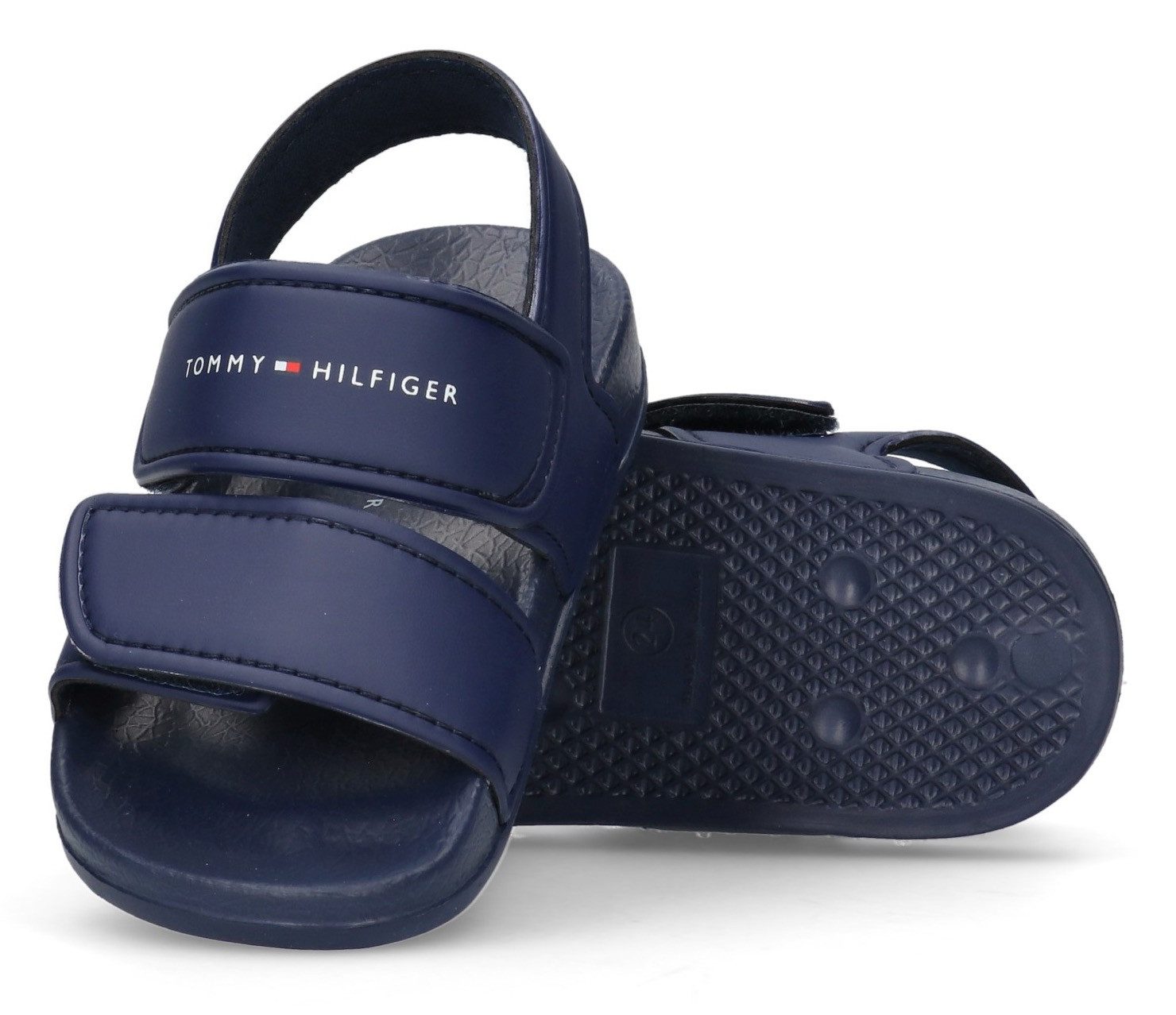 Tommy Hilfiger Badesandale Badeschuh, Wassersandale, Sommerschuh mit Klettverschlüssen