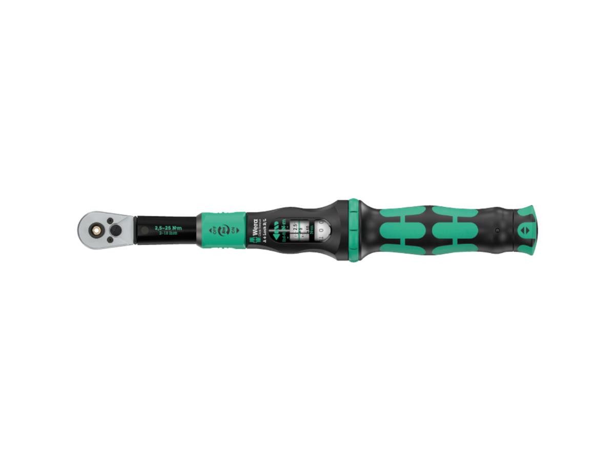 Wera Drehmomentschlüssel Click-Torque Lock A 6 R/L (1 St), 1/4" x 2,5-25 Nm