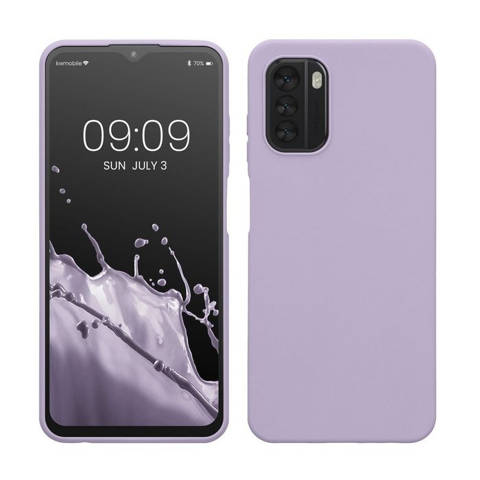 kwmobile Handyhülle Hülle für Nokia G60 5G Hülle Silikon - Soft Handyhülle - Handy Case Cover - Lavendel