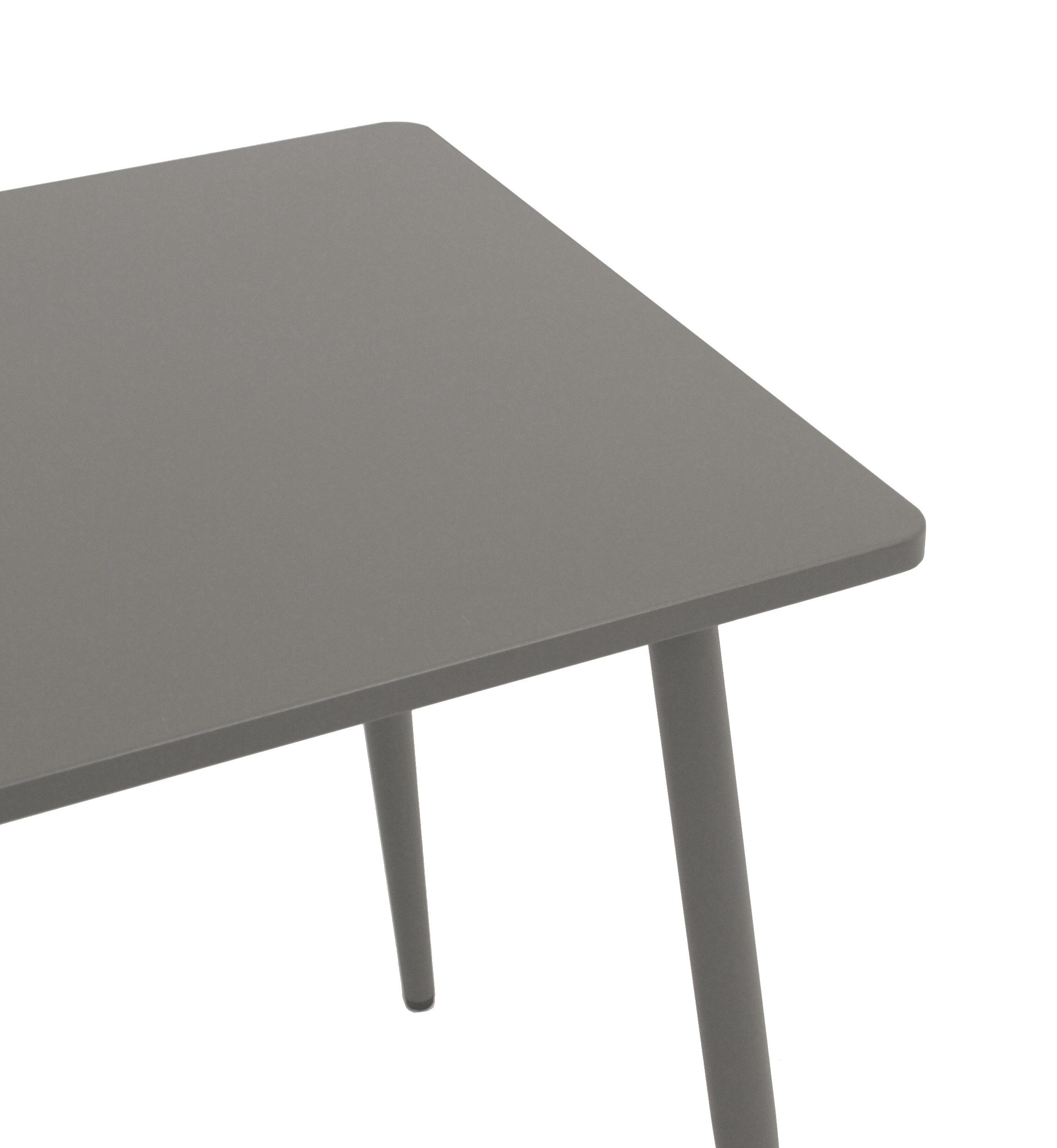 DEGAMO Bistrotisch DENVER 70x70cm, Stahl, Innen und Außen