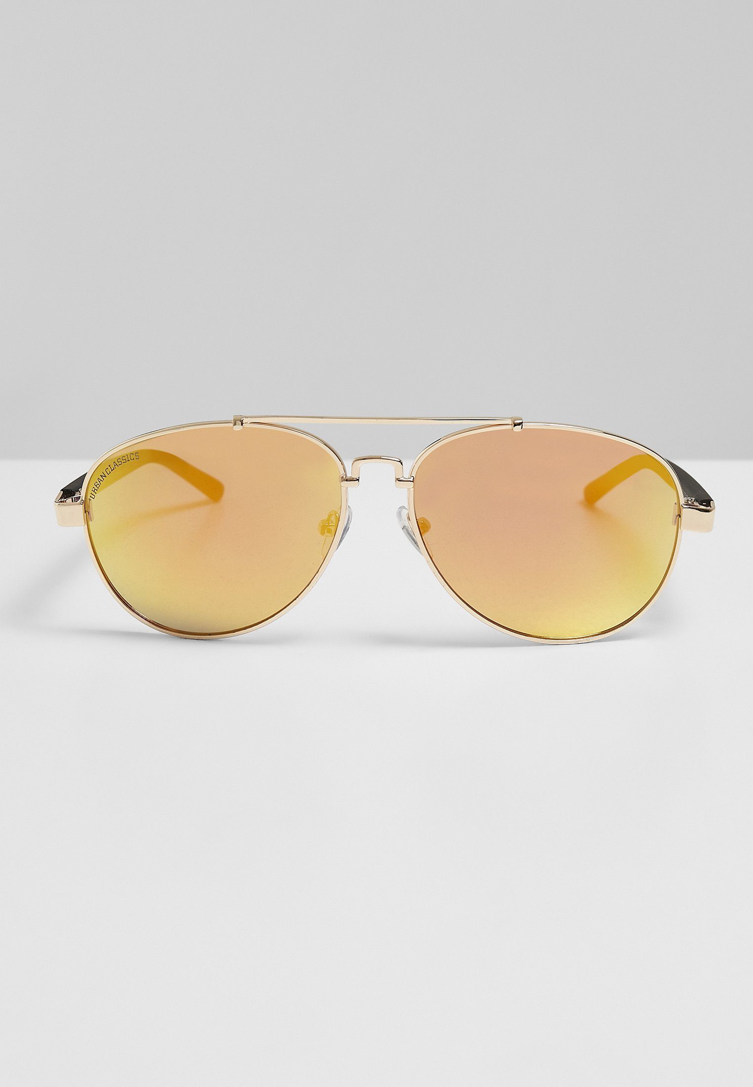 URBAN CLASSICS Sonnenbrille Accessoires Mirror Mumbo UC gold/orange Sunglasses