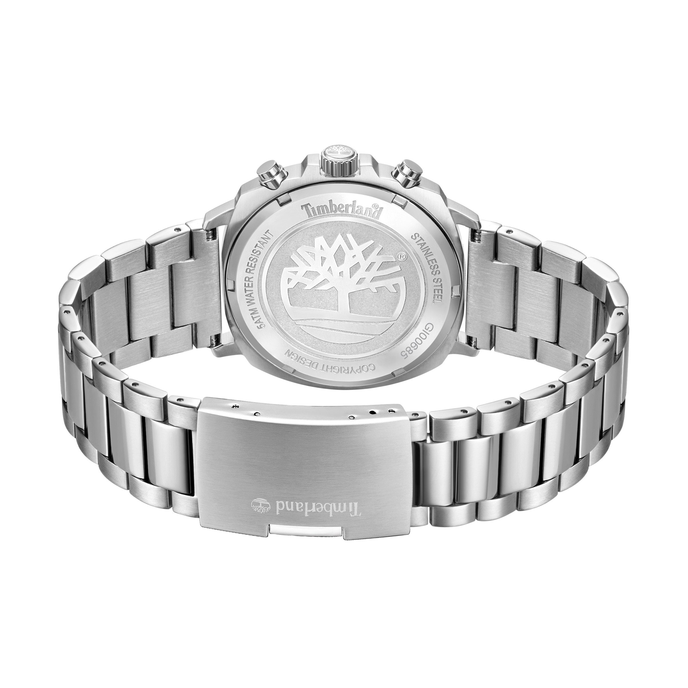 Timberland Chronograph Denny's Bay TDWGI0068501, Quarzuhr, Armbanduhr, Herrenuhr, Edelstahlarmband, analog, Tag