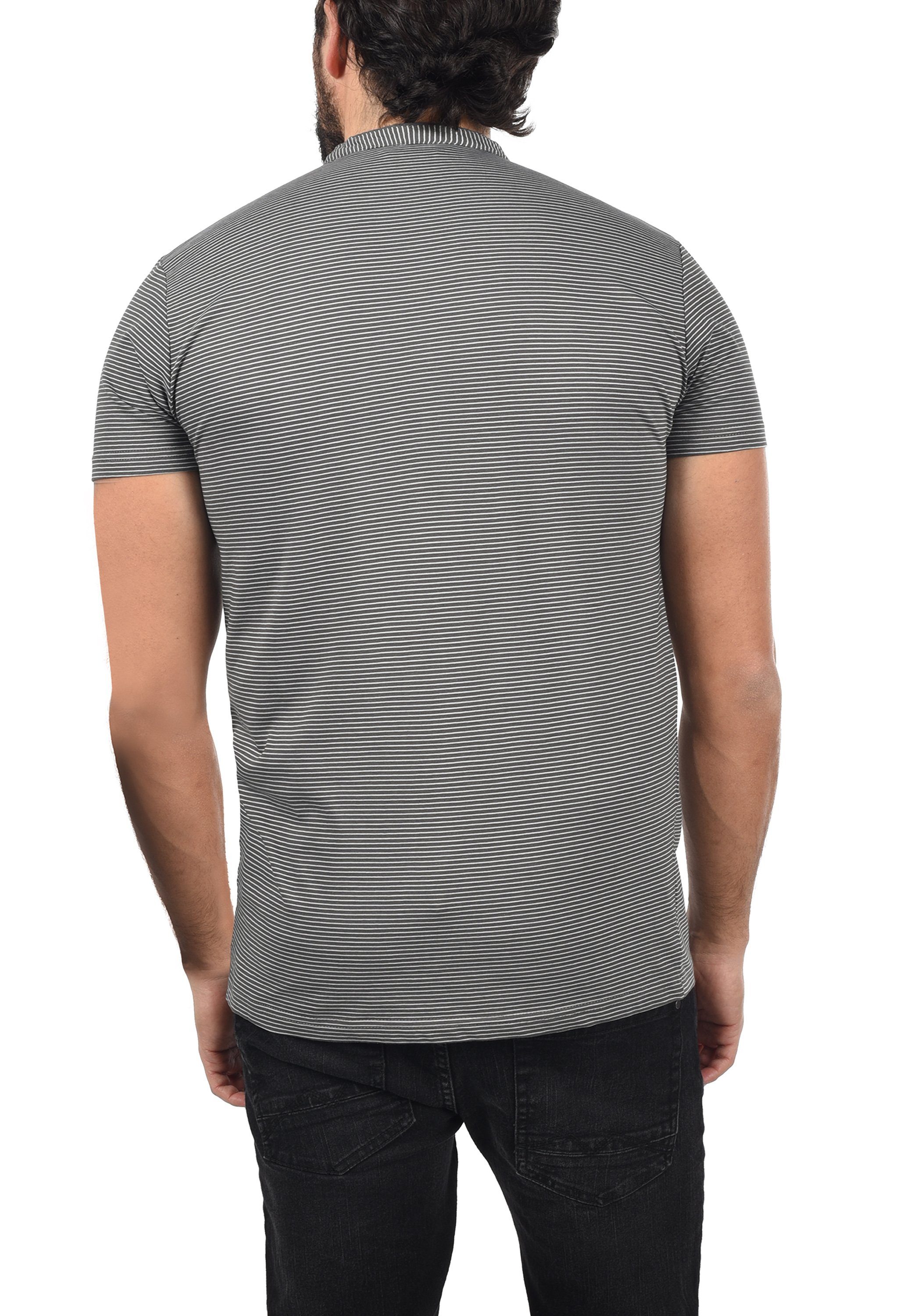 Rundhalsshirt Dark Melange T-Shirt !Solid SDAlfi Grey (8288)