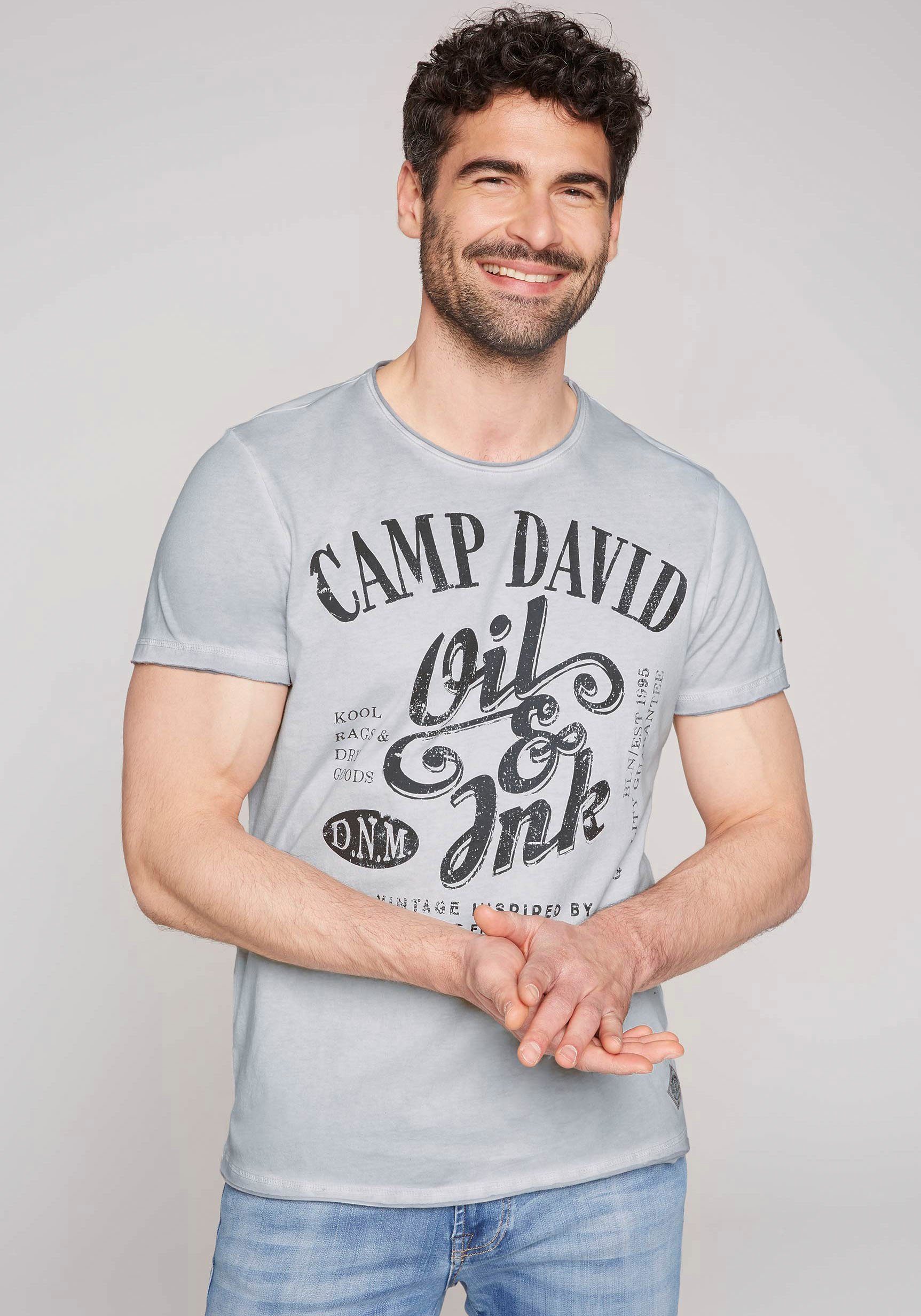 sky T-Shirt faded CAMP DAVID