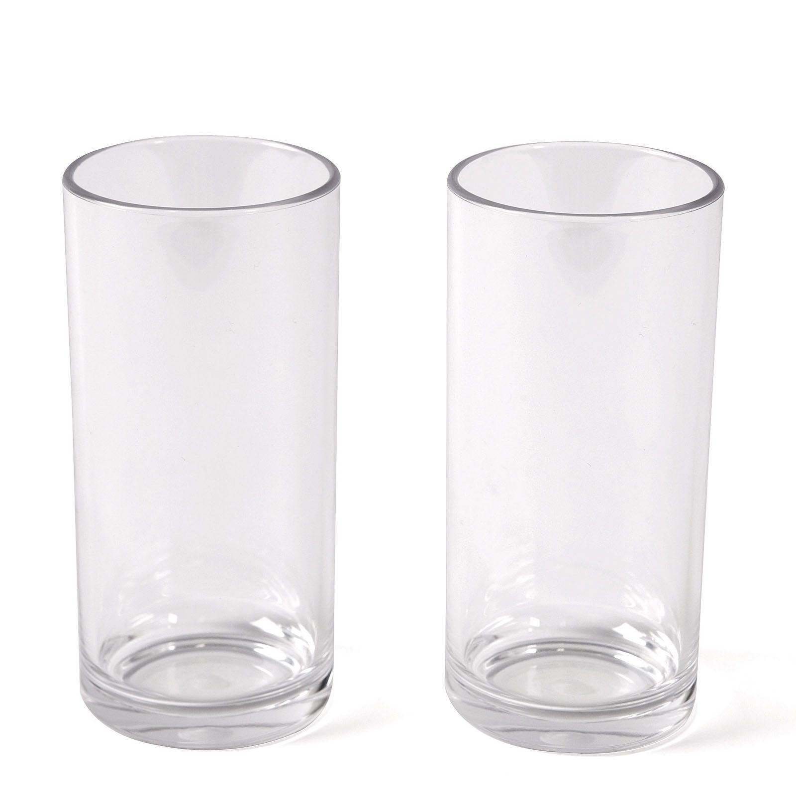 2er Wasser Glas Longdrink Polycarbonat, Polycarbonat, ml Set Glas 300 Gläser Trink Bo-Camp Camping