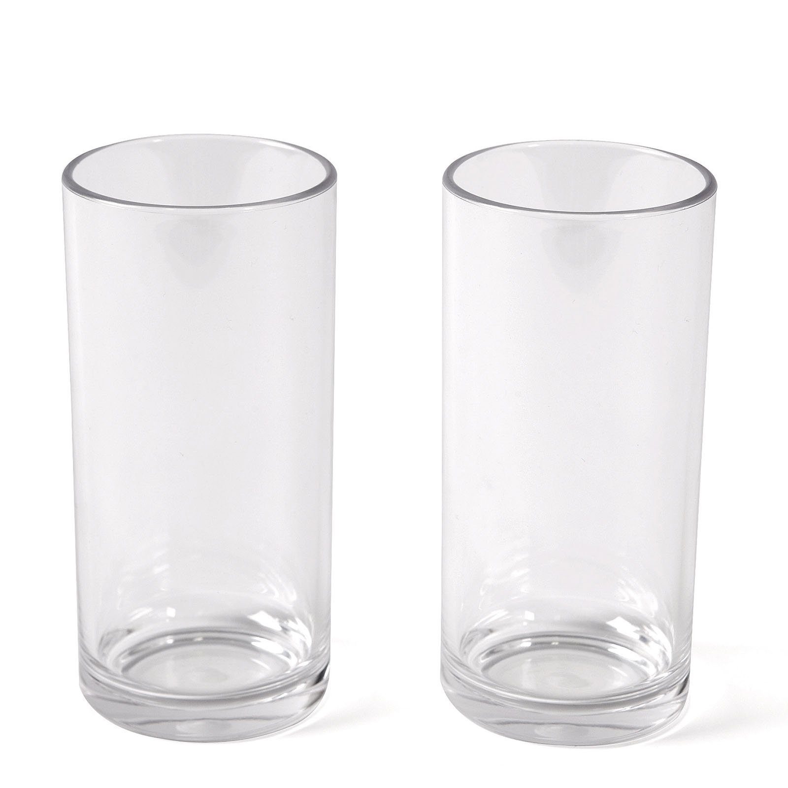 Glas 2er Set Longdrink Gläser Polycarbonat