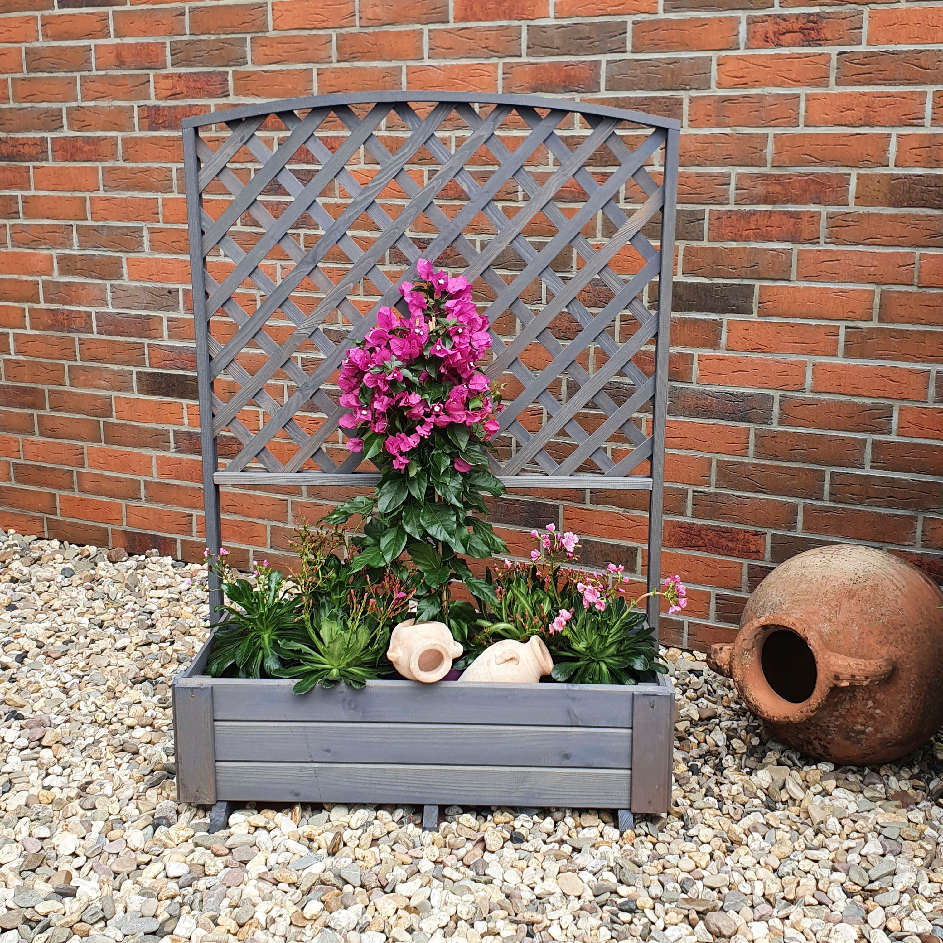 promadino Blumenkasten Flora, BxTxH: 91x41x130 cm