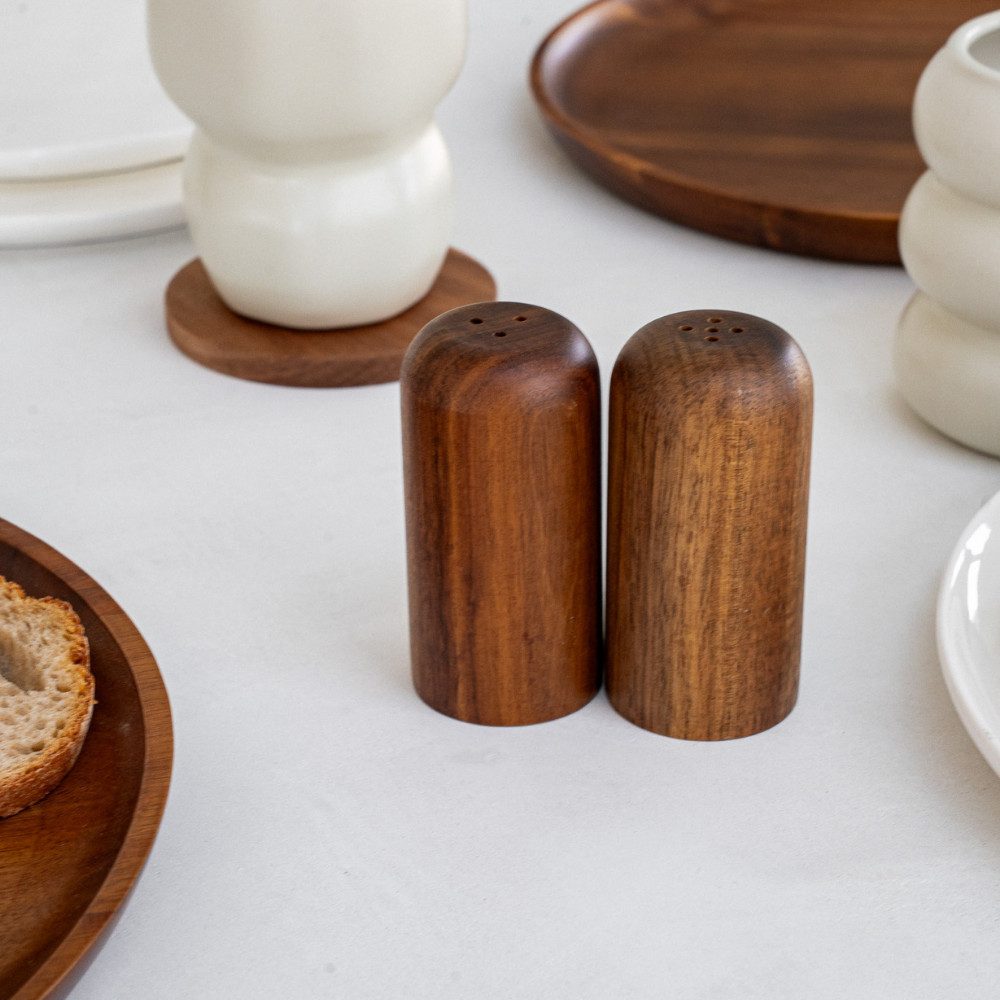 Bems Home Gewürzmühle Akazie Milo – Mühlen-Set