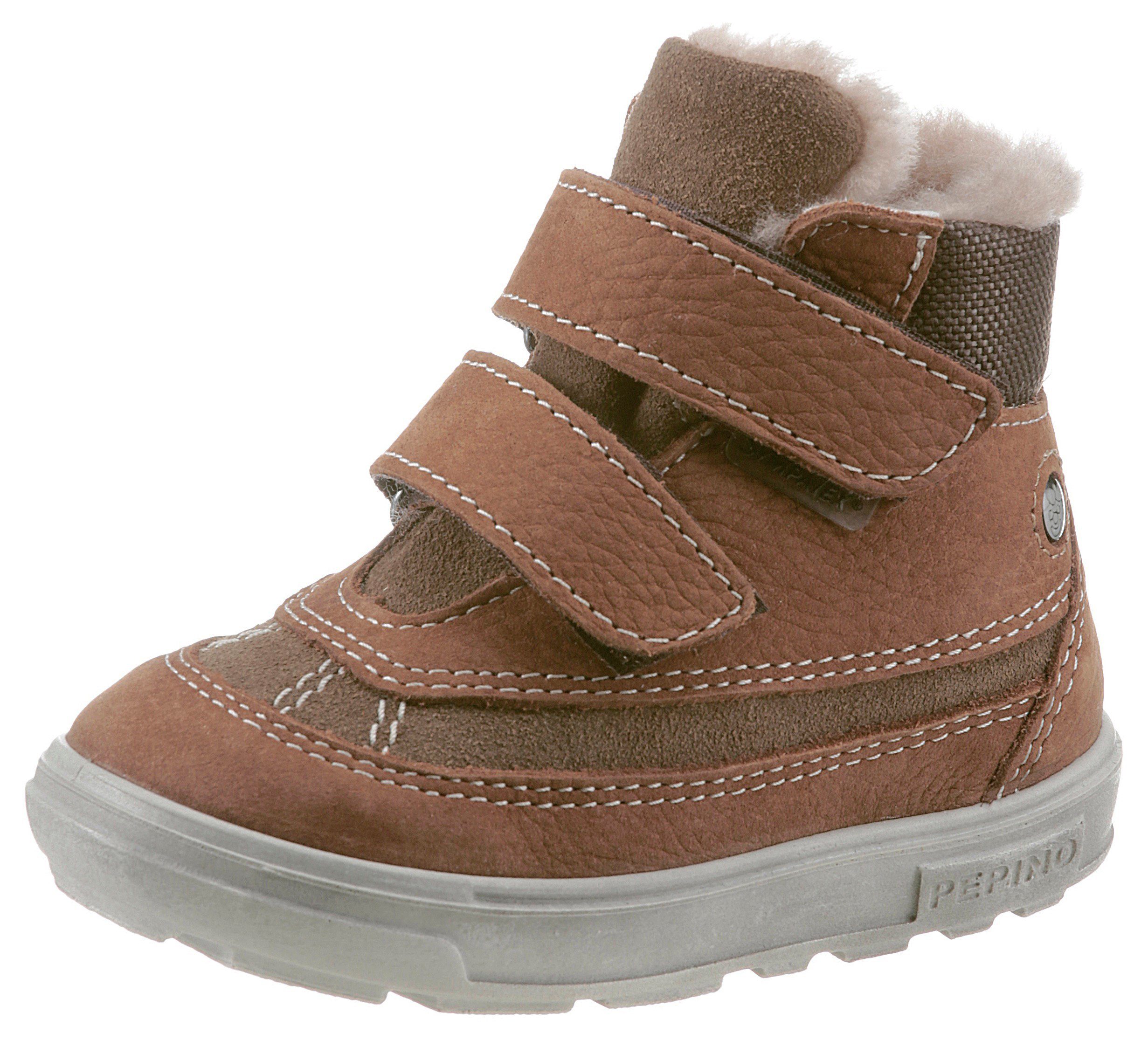 PEPINO by RICOSTA Klettstiefel Weite PEDRO weit Sympatex-Mebrane, wasserdichter mit (260) WMS curry/hazel