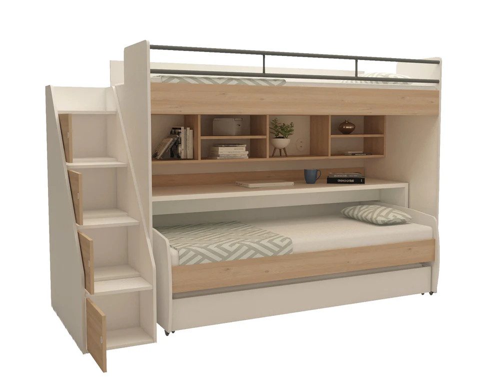 Multimo Betttreppe Multimo Ikon Treppe: 4 Stufen Ablage & Stauraum