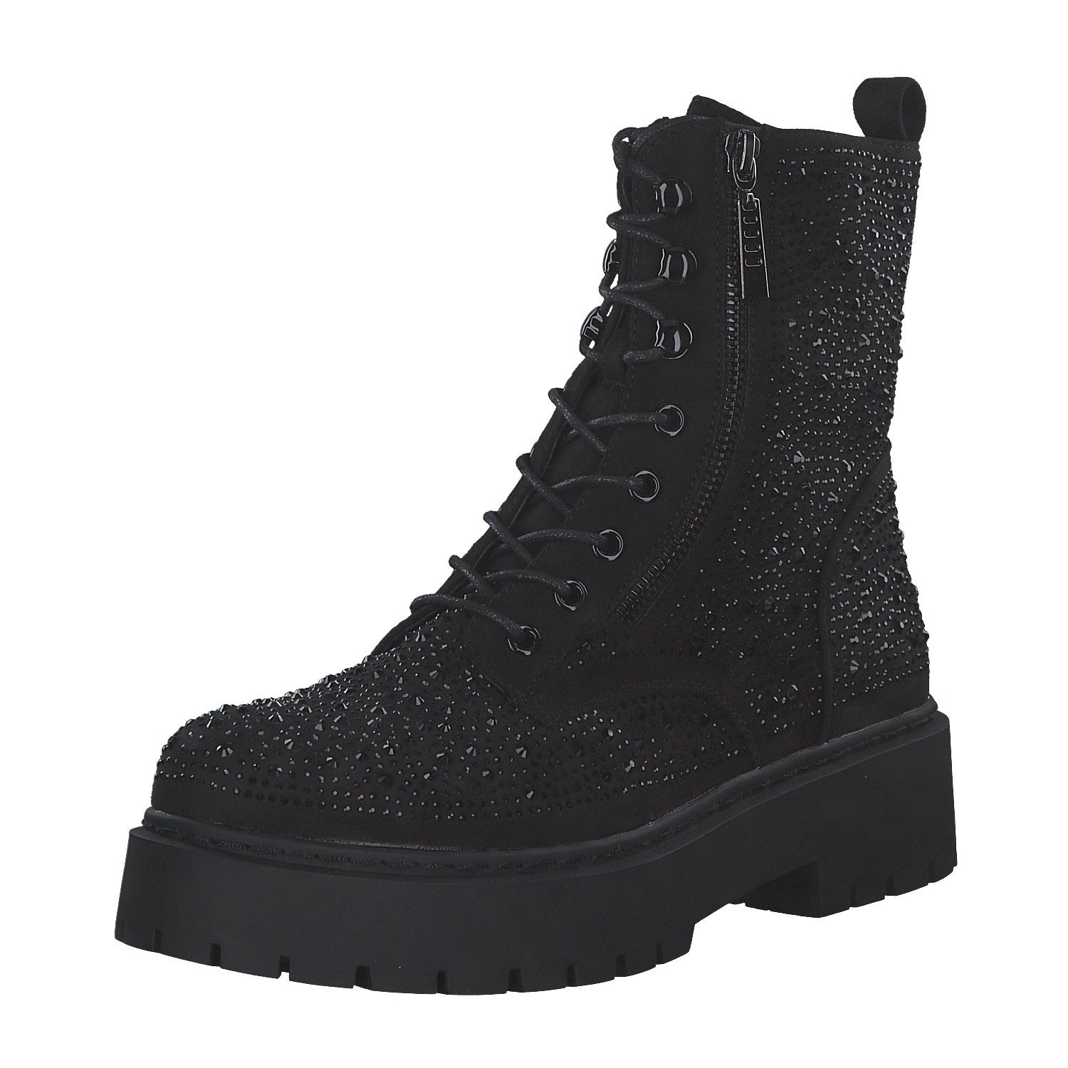 La Strada 2280170-2201 BOOTIE WITH STONES BLACK MICRO/STONES Сапогиette