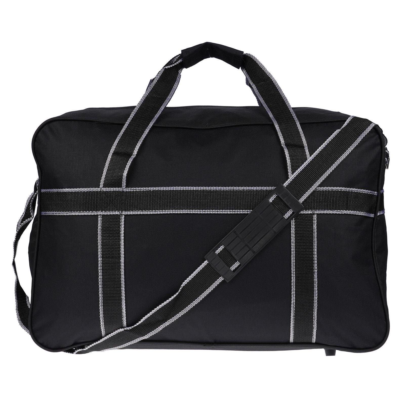 Christian Wippermann Umhängetasche Herren Damen Reisetasche Weekender Tasche (einzeln), Messenger Bag Damen Schwarz
