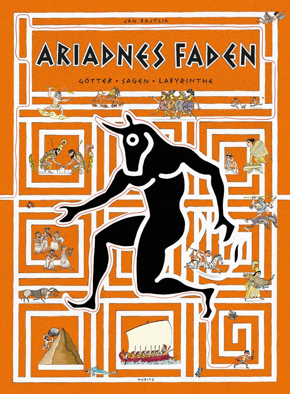 Kinderbuch Ariadnes Faden Götter Sagen Labyrinthe Jan Bajtlik