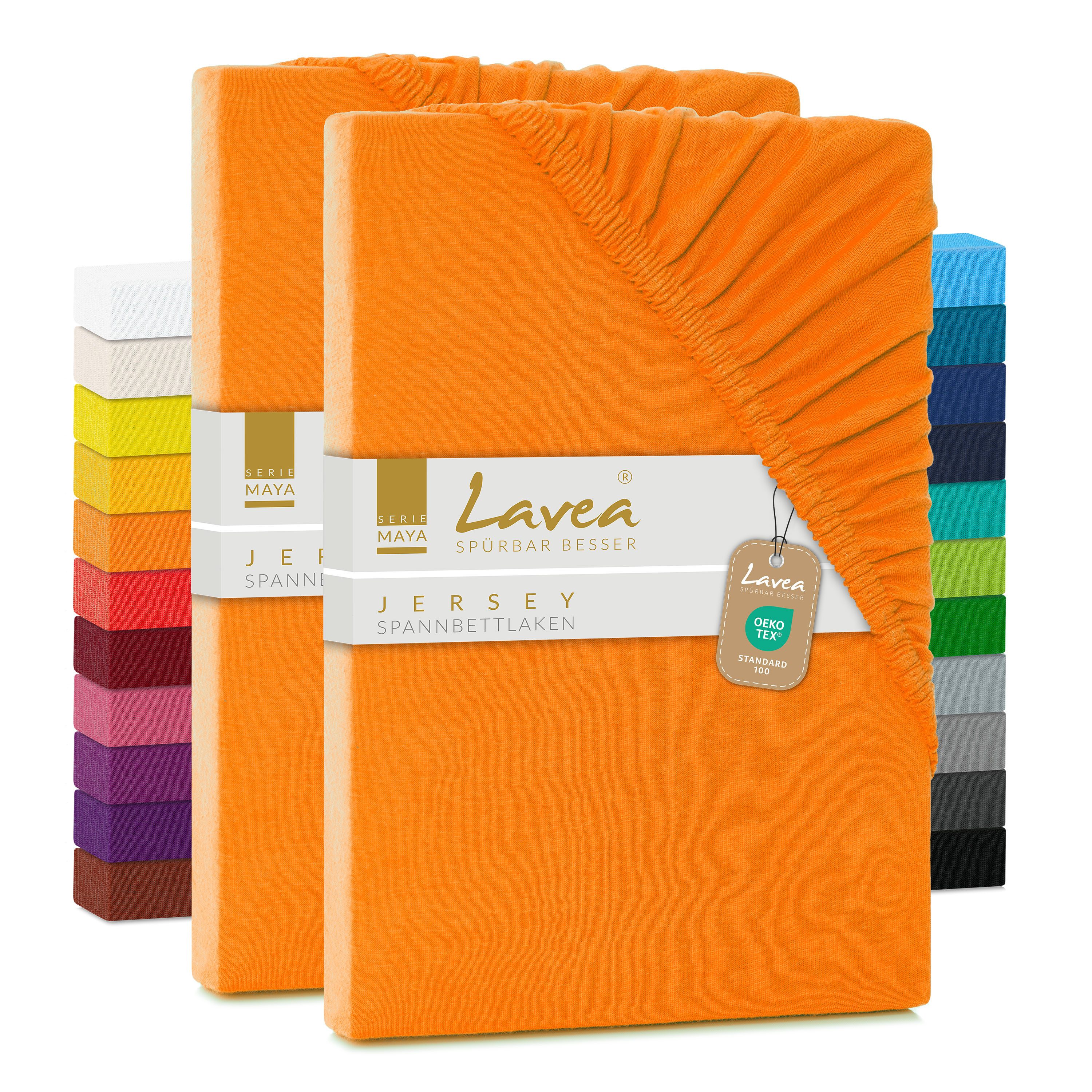 Lavea Spannbettlaken Maya, in Gr. 60x140, 90x200, 120x200, 140x200, 180x200 günstig online kaufen