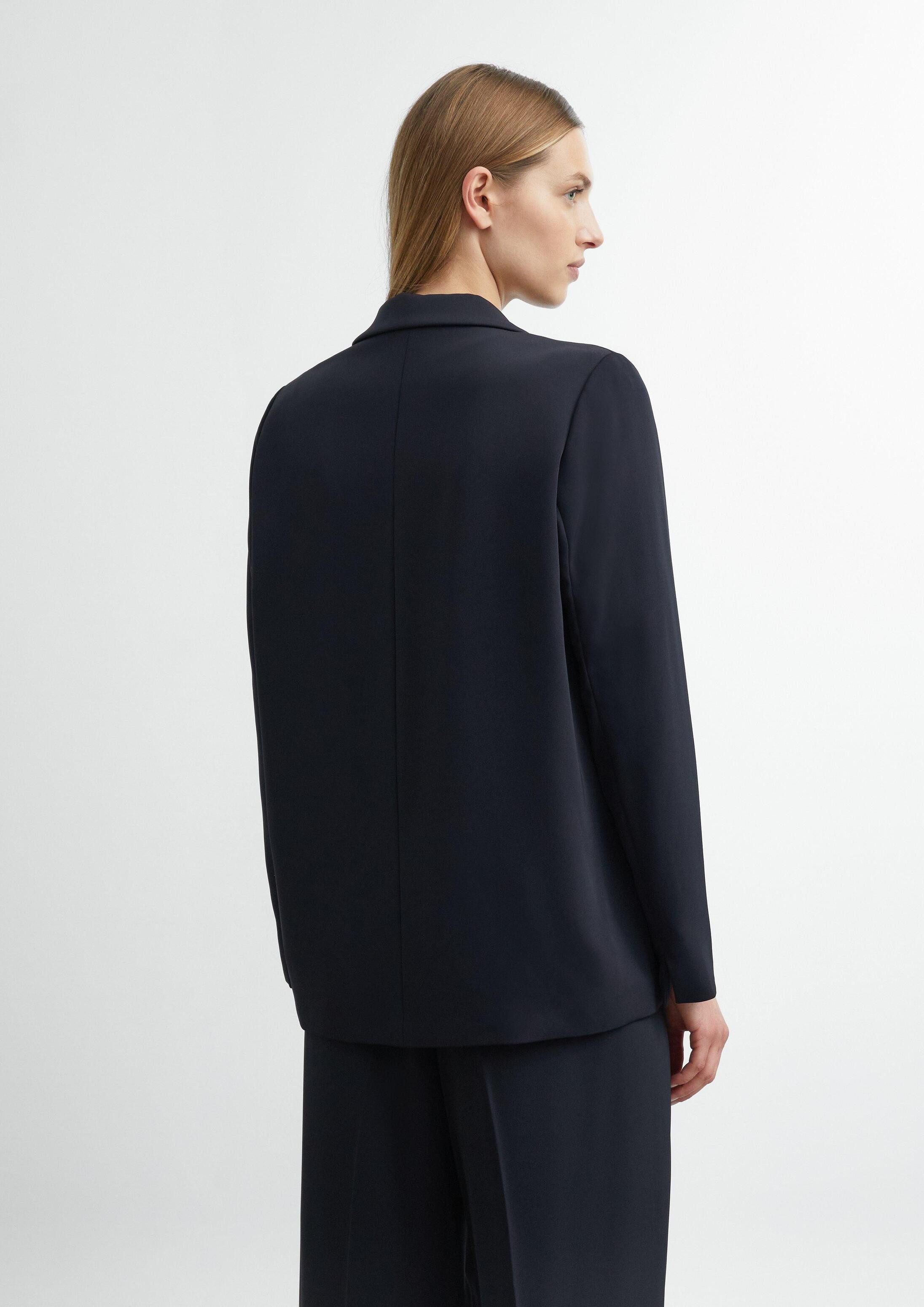 comma Jackenblazer Indoor-Jacke Fließender Oversize-Blazer