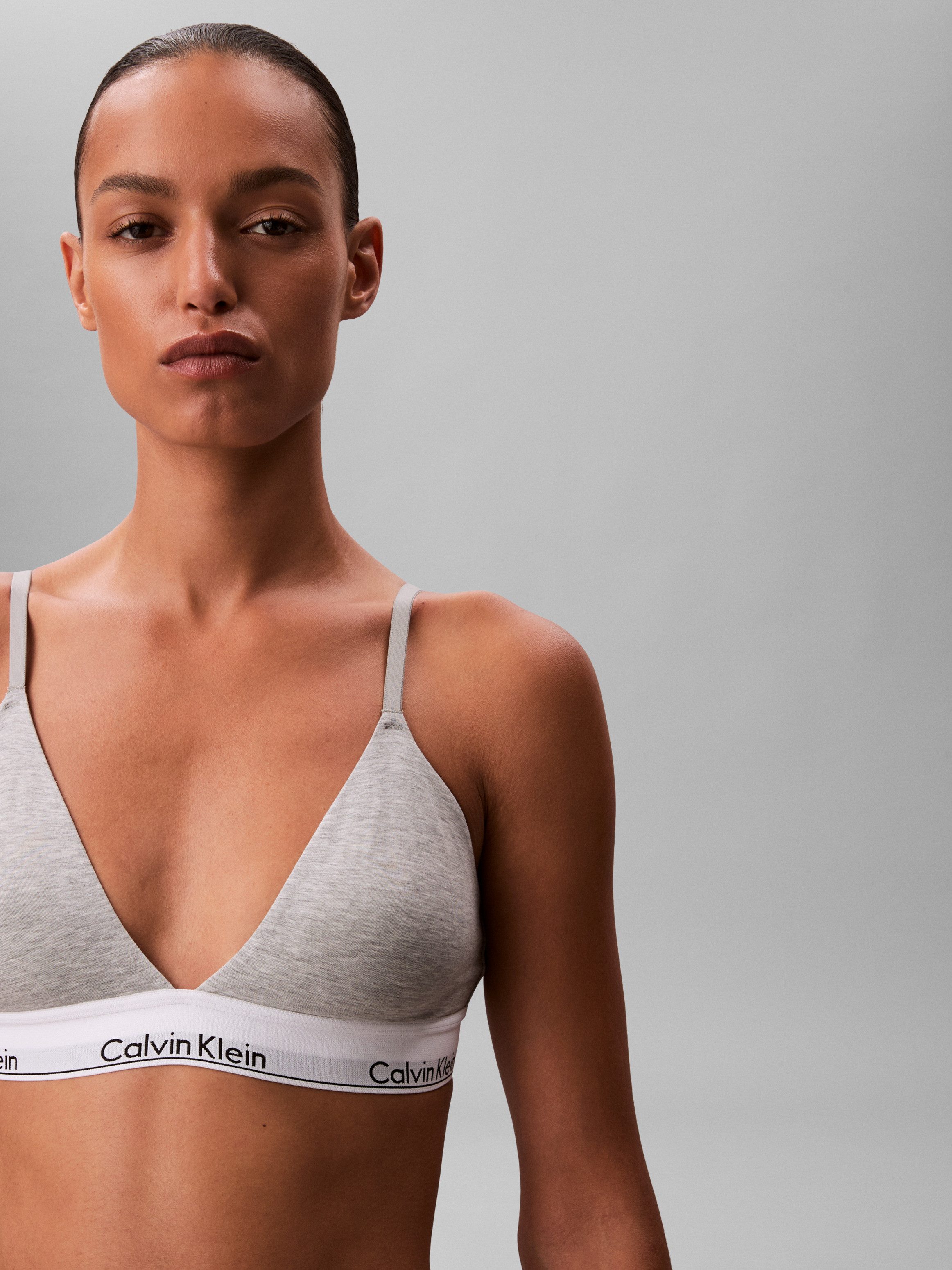 Calvin Klein Underwear Triangel-BH LGHT LINED TRIANGLE mit CK-Logo am Bund