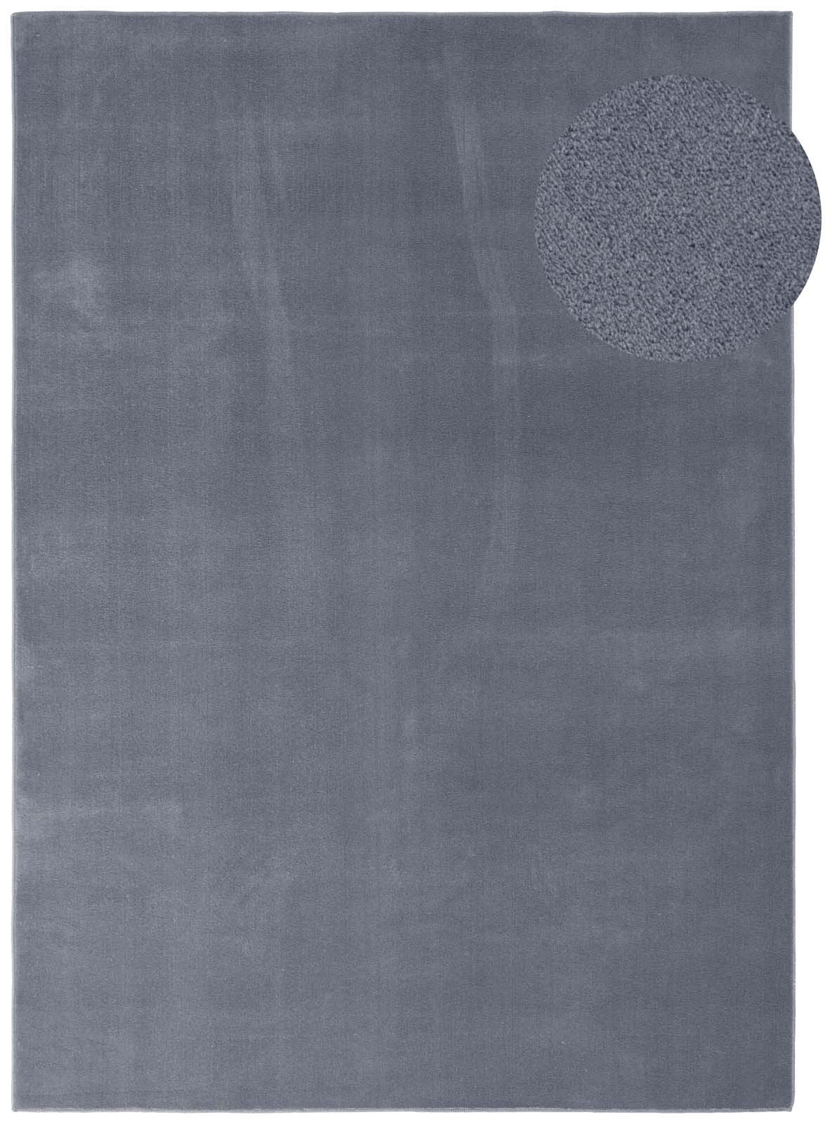 TaraCarpet Teppich Kurzflor-Teppich Madrid Uni, rechteckig, Höhe: 9 mm, Woh günstig online kaufen