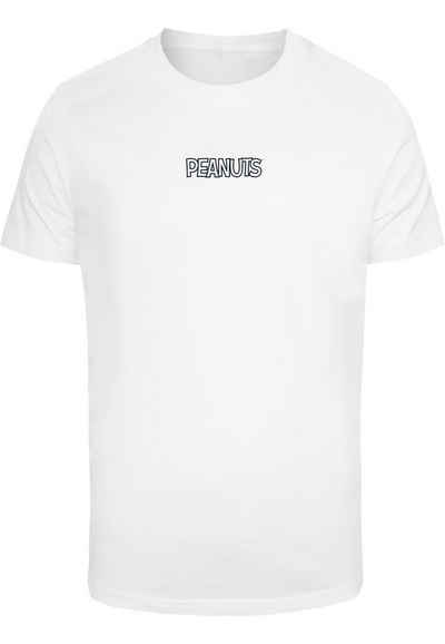 Merchcode T-Shirt Merchcode Herren Peanuts - Logo T-Shirt Round Neck (1-tlg)