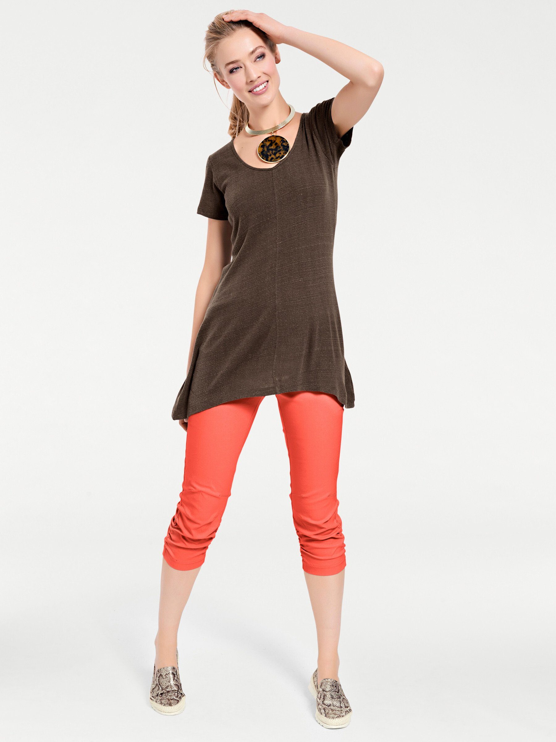 heine Jerseyhose Capri-Hose normal