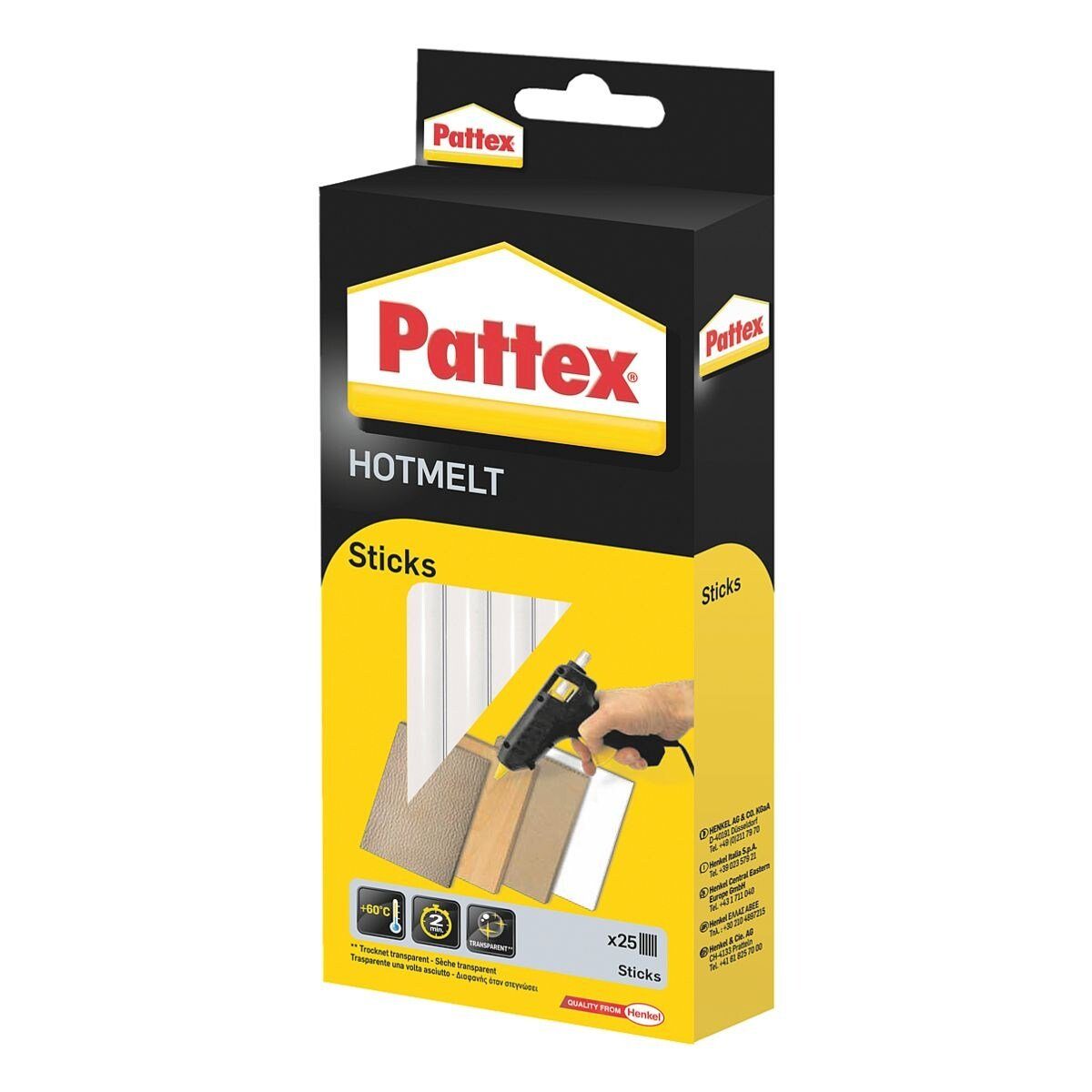 Pattex Heißklebestift, (25 St), Nachfüll-Sticks