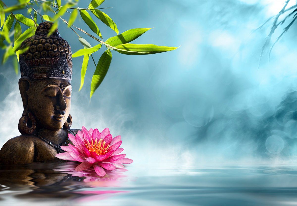 Papermoon Fototapete Buddha in Meditation.