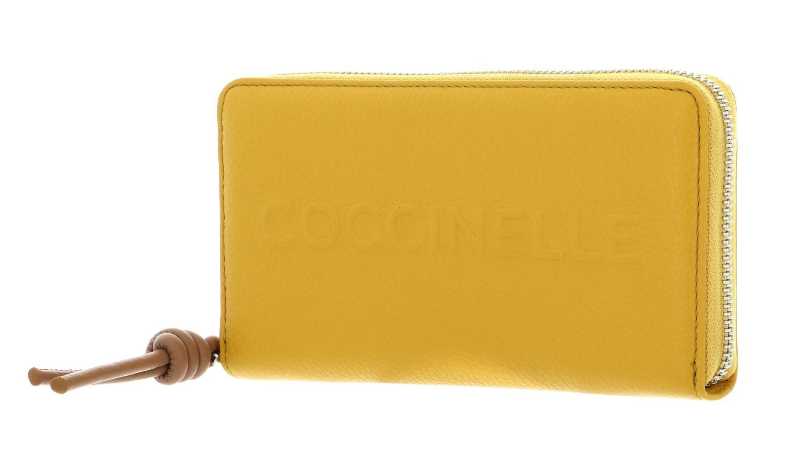 COCCINELLE Geldbörse Wallet Grained Leather, aus echtem Rindsleder