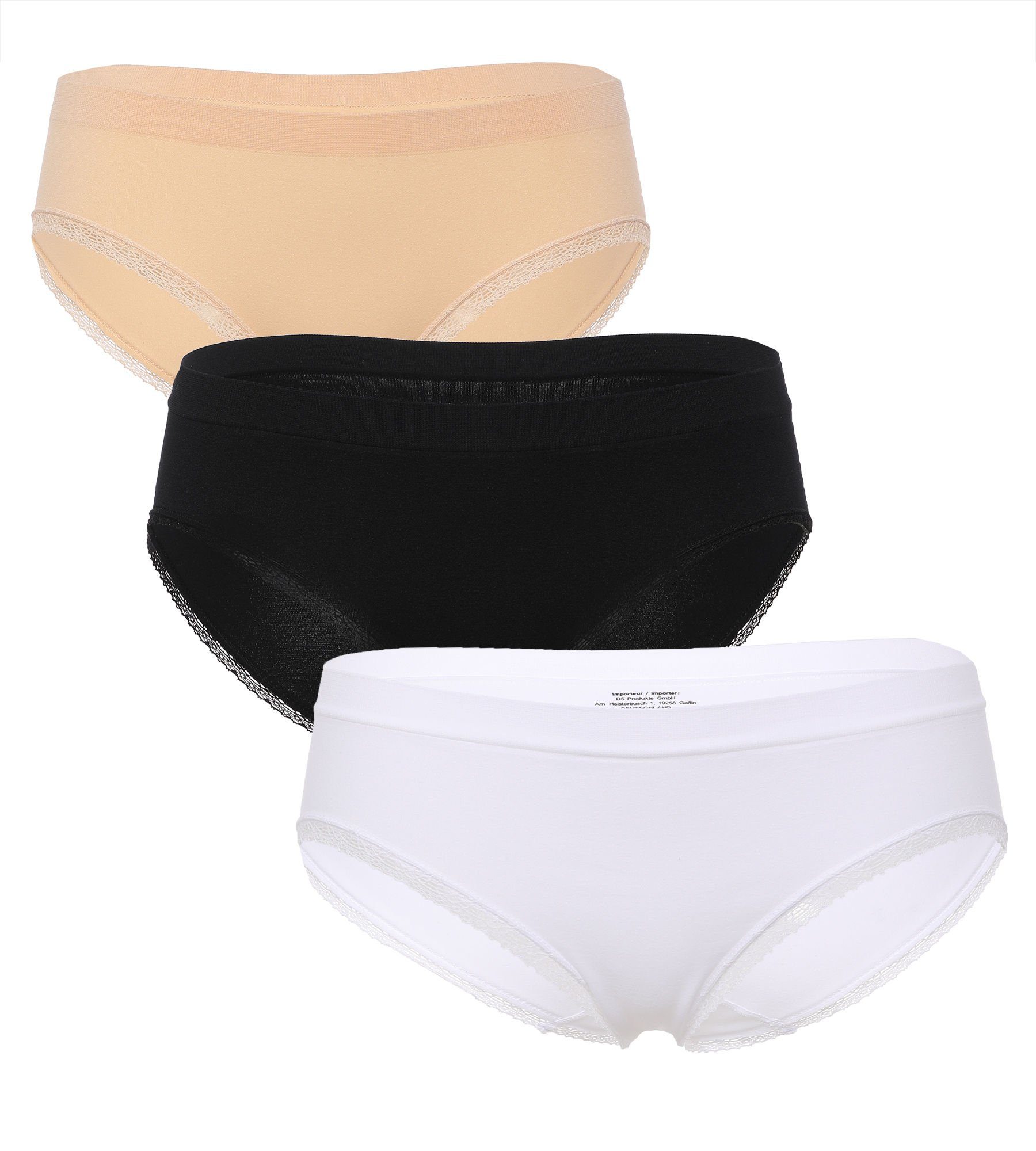 Figur Body Slip Panty elastisch (Set, 3-teilig) mit nahtloser Verarbeitung