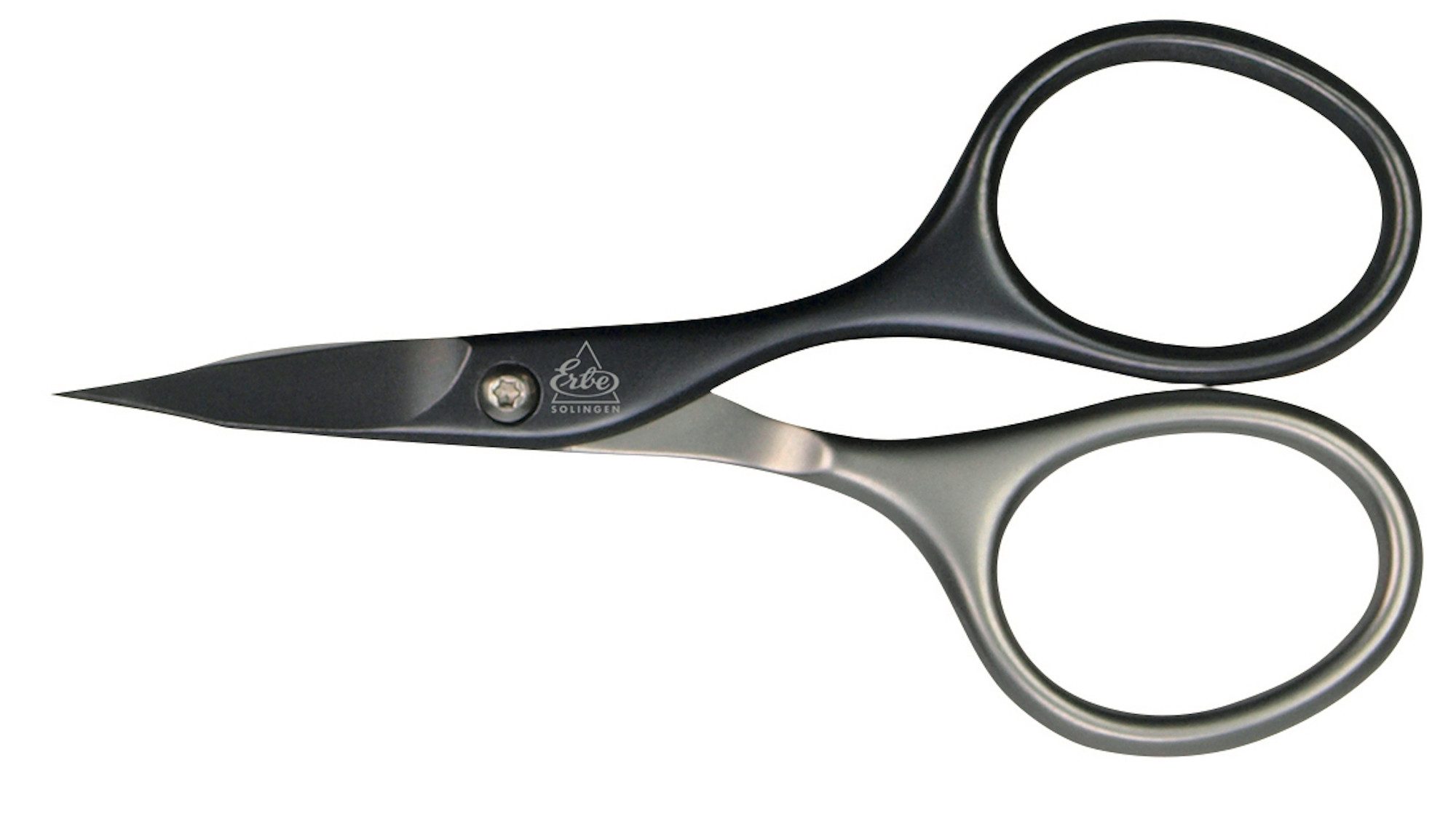 ERBE Nagelschere ERBE-NAGELSCHERE SELBSTSCHÄRFEND, ROSTFREI, ANTHRAZIT/SILBER, (1-tlg), Nagelschere,Kombschere,Maniküre,Handpflege,Erbe
