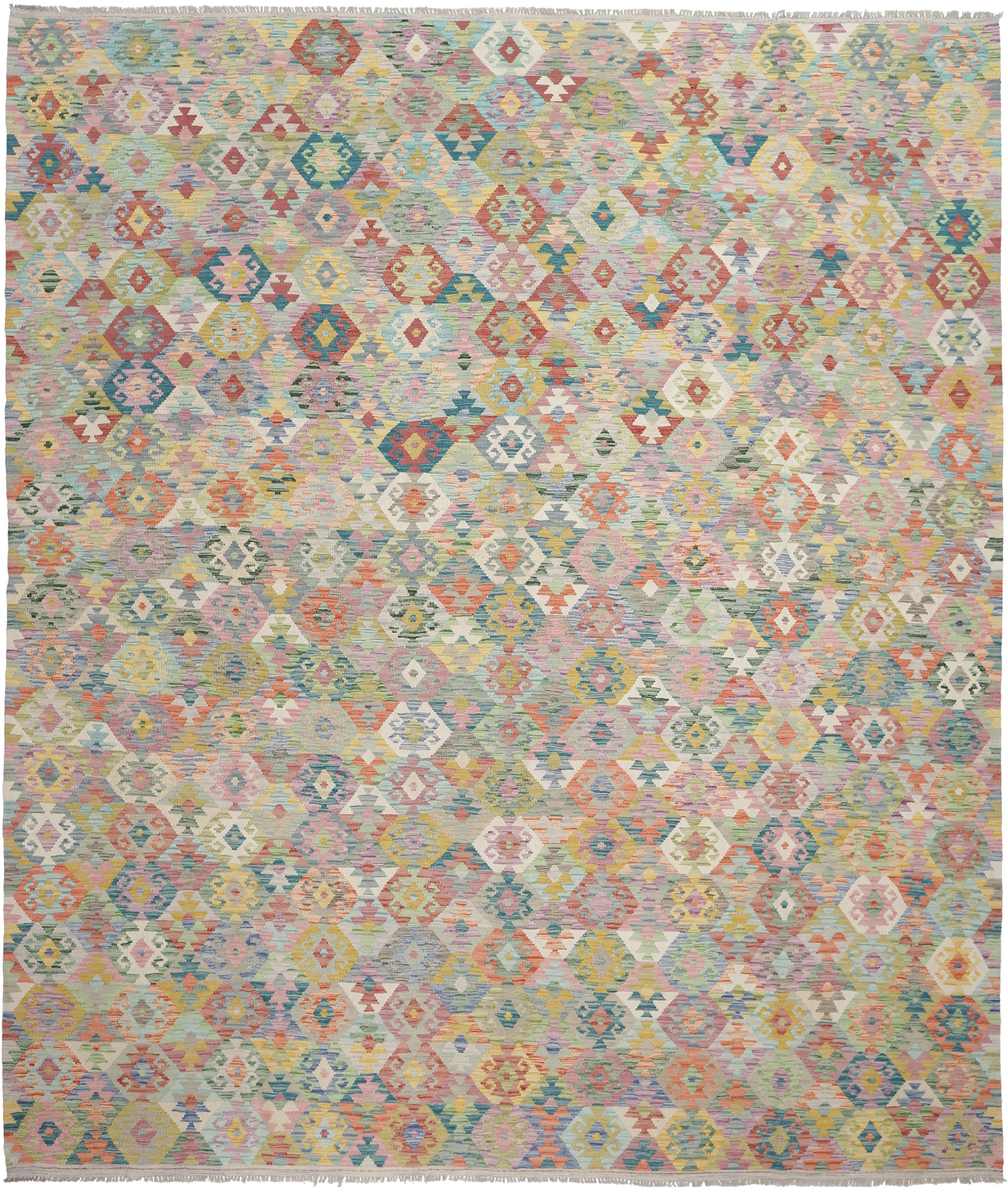 Carpet Avenue Teppich Kelim Afghan Royal 386x325, Rechteck, Höhe: 4 mm