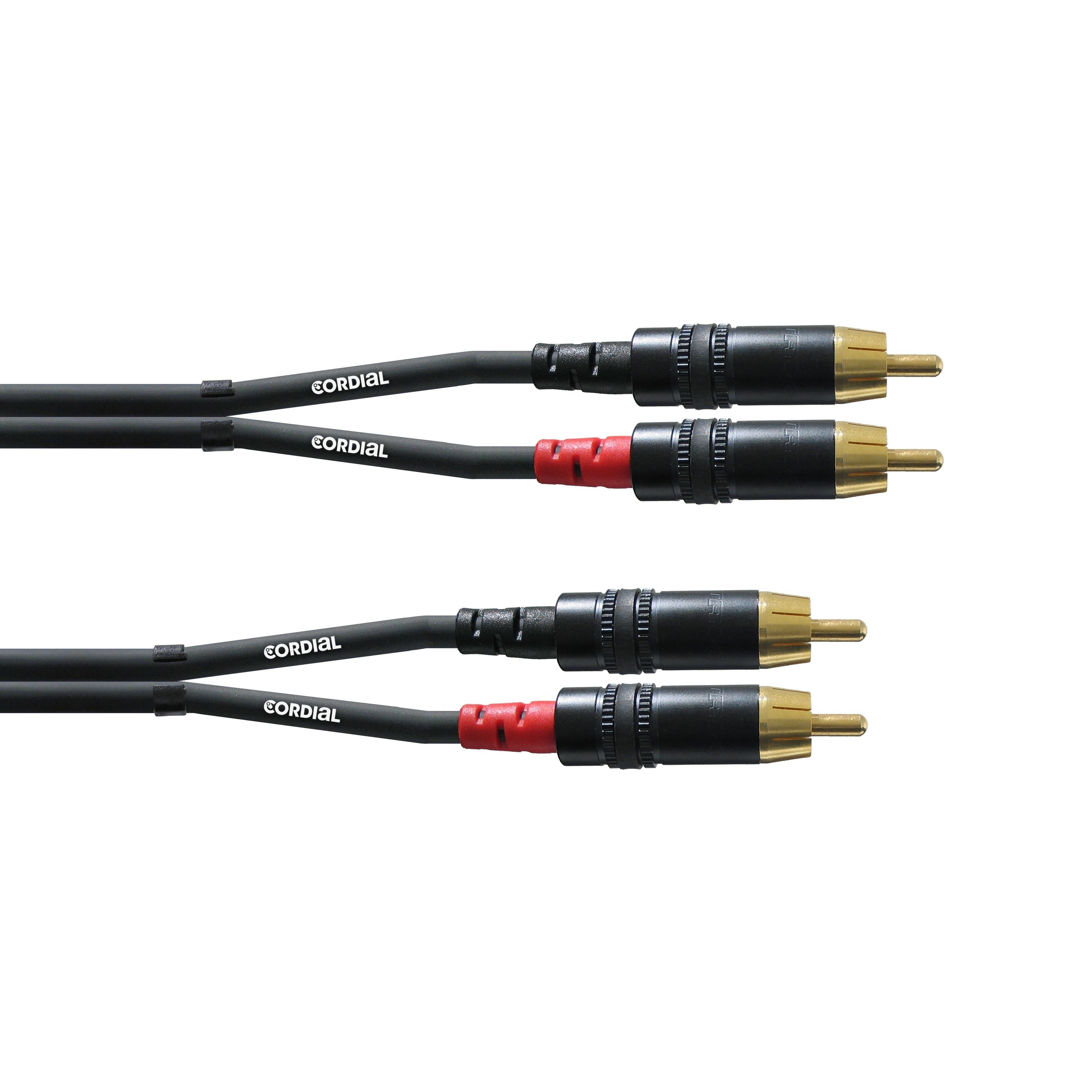 Cordial Audio-Kabel, CFU 1.5 CC Cinchkabel 1,5 m - Audiokabel