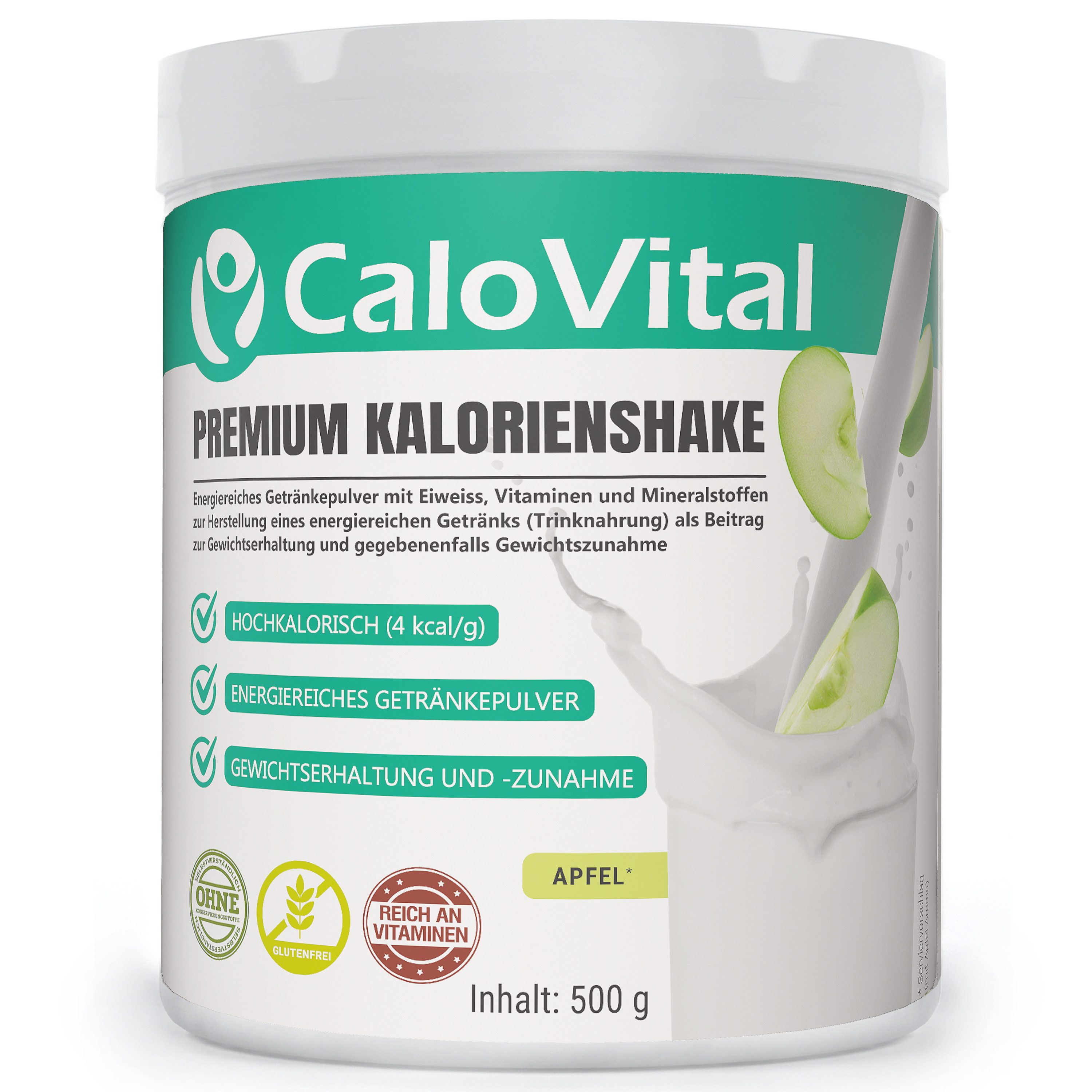 CaloVital Zunehmen hochkalorische Trinknahrung Gewichtszunahme CaloVital 500g Pulver, 1 St.