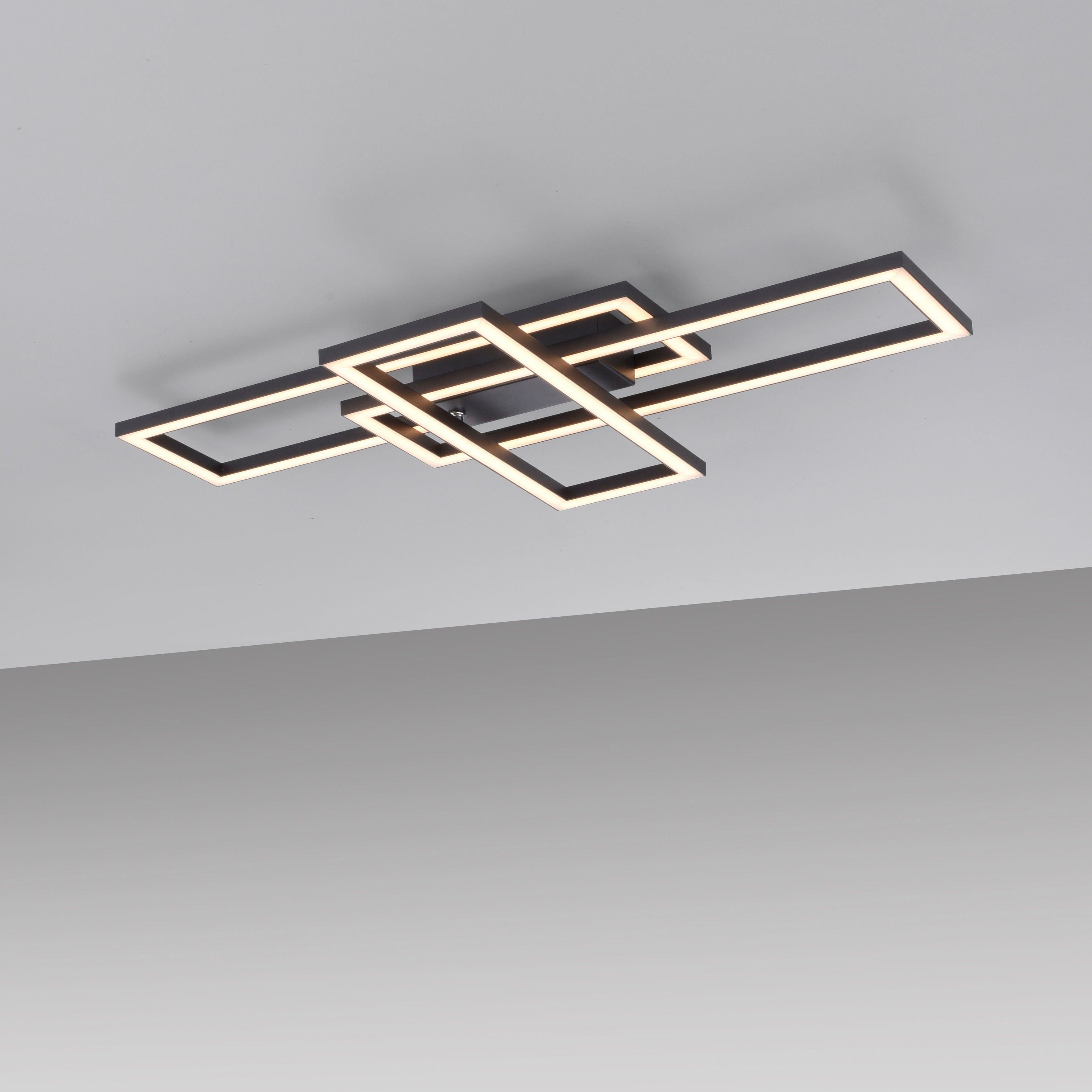 integriert, LED Warmweiß fest Leuchten Direkt LED Deckenleuchte IVEN,