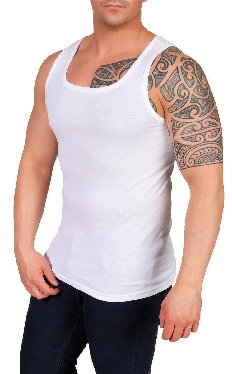 EloModa Unterhemd 4er Set Unterhemd Unterwäsche günstig online kaufen