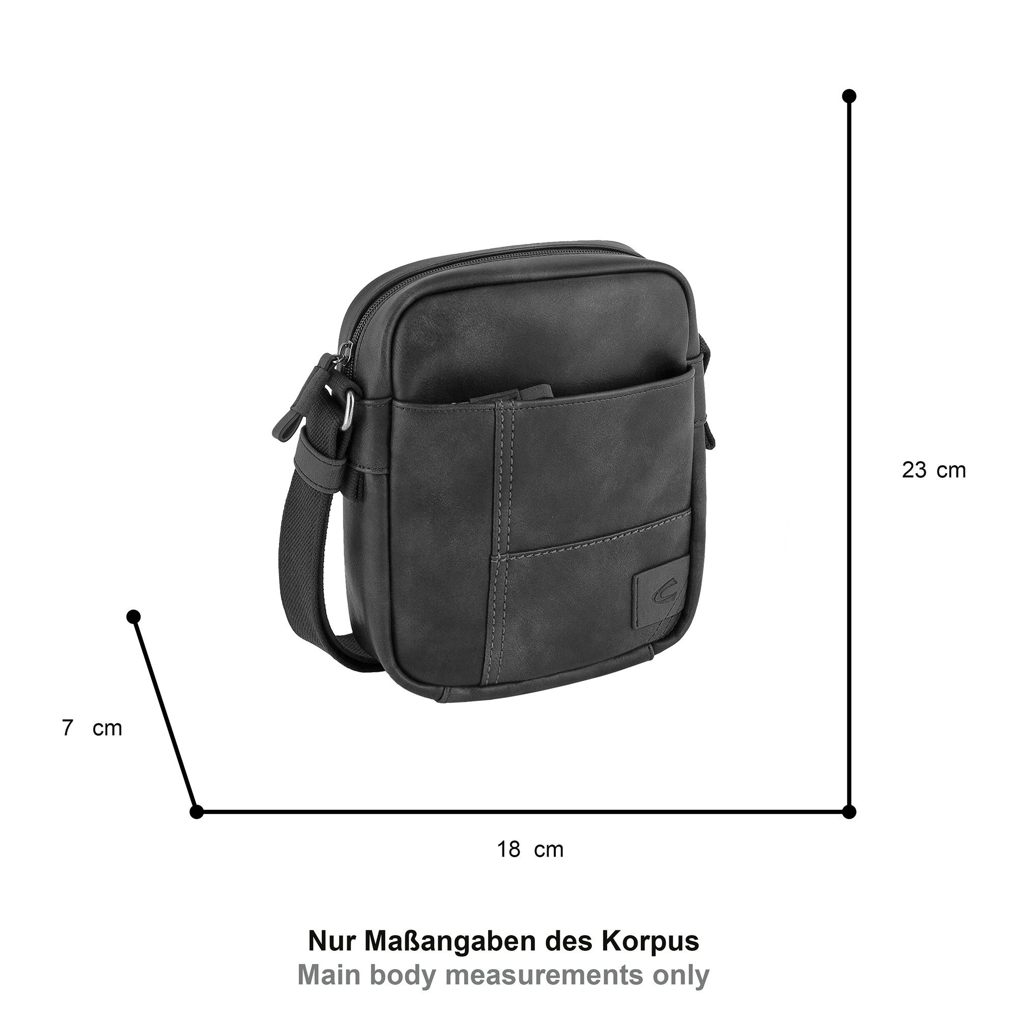 camel active Umhängetasche Laos, praktisch funktionaler Alltagsbegleiter mit vielen sportlichen Details