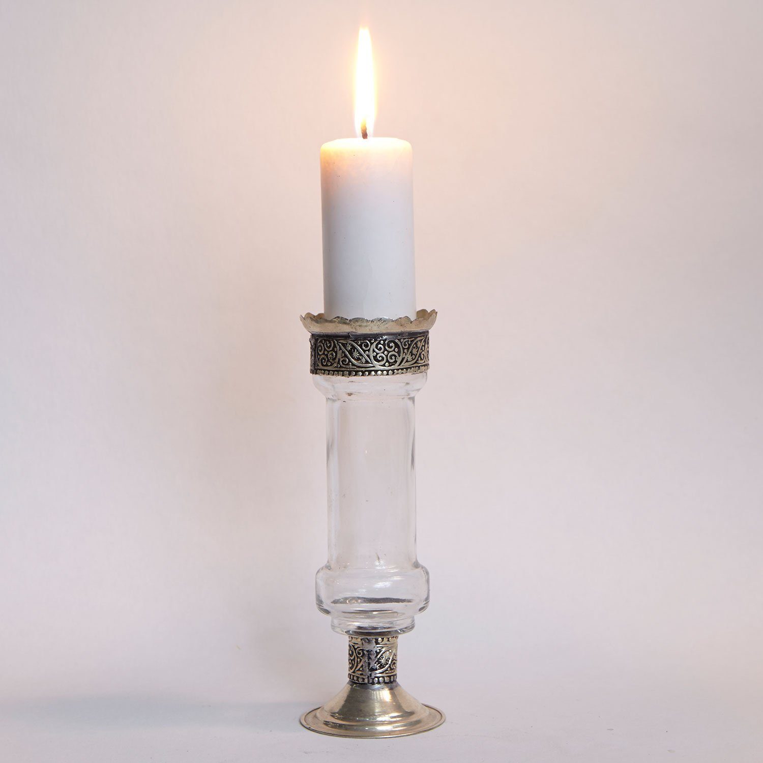Weihnachtsdekoration Transparent & Moro Kerzenständer Orientalischer Kerzenständer Manar für (Kerzenhalter romantische Kerzenleuchter Casa marokkanische Beleuchtung), Kerzenlicht