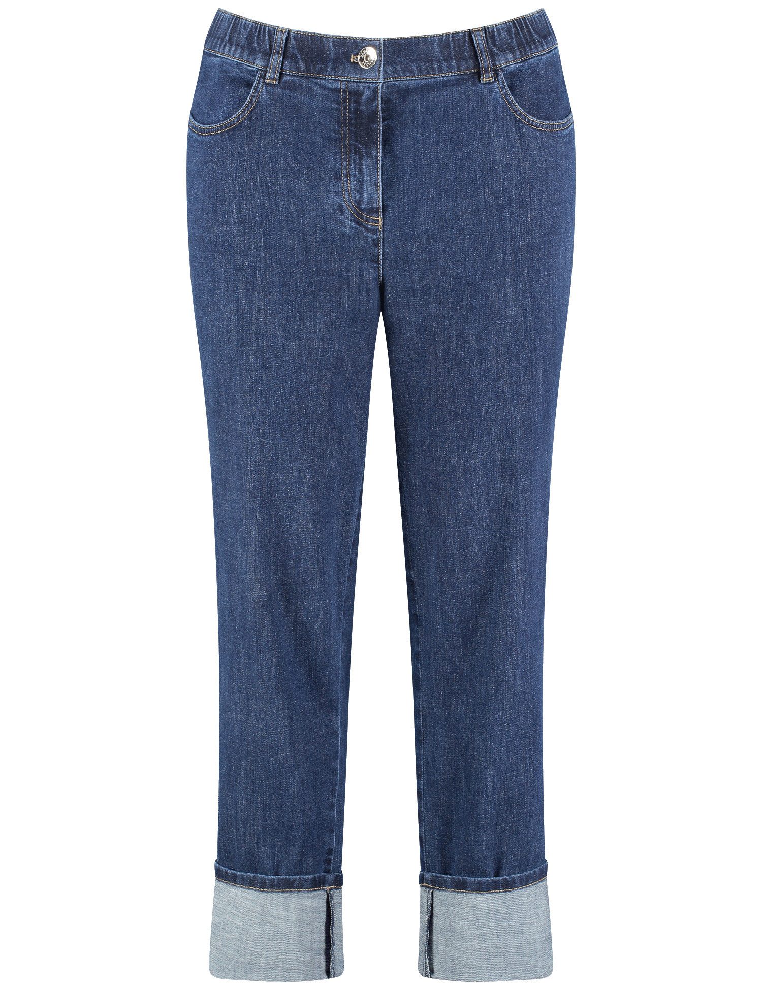 Samoon 5-Pocket-Hose HOSE JEANS VERKUERZT günstig online kaufen
