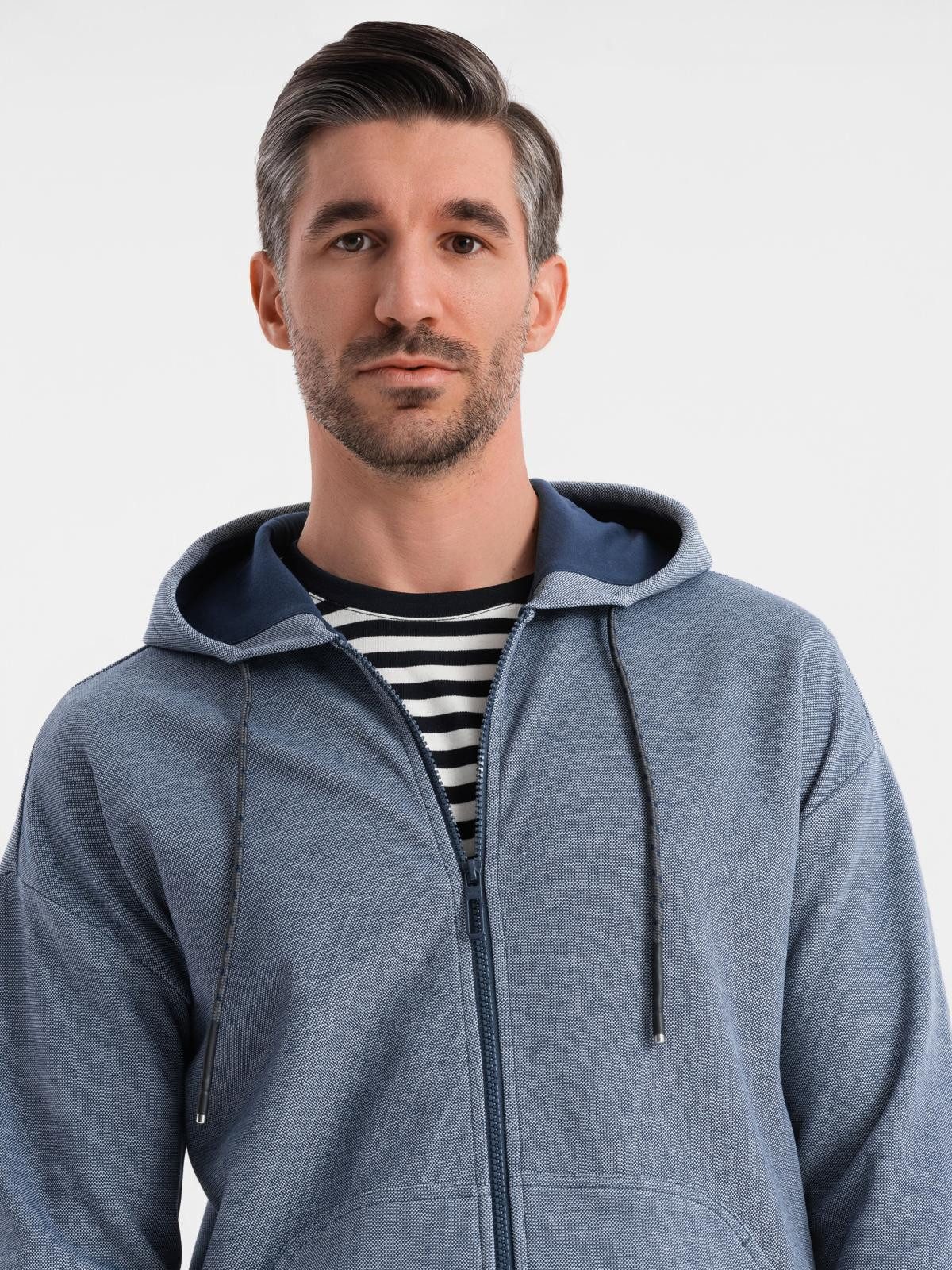 OMBRE Kapuzensweatjacke Weich strukturiertes Sweatshirt mit günstig online kaufen
