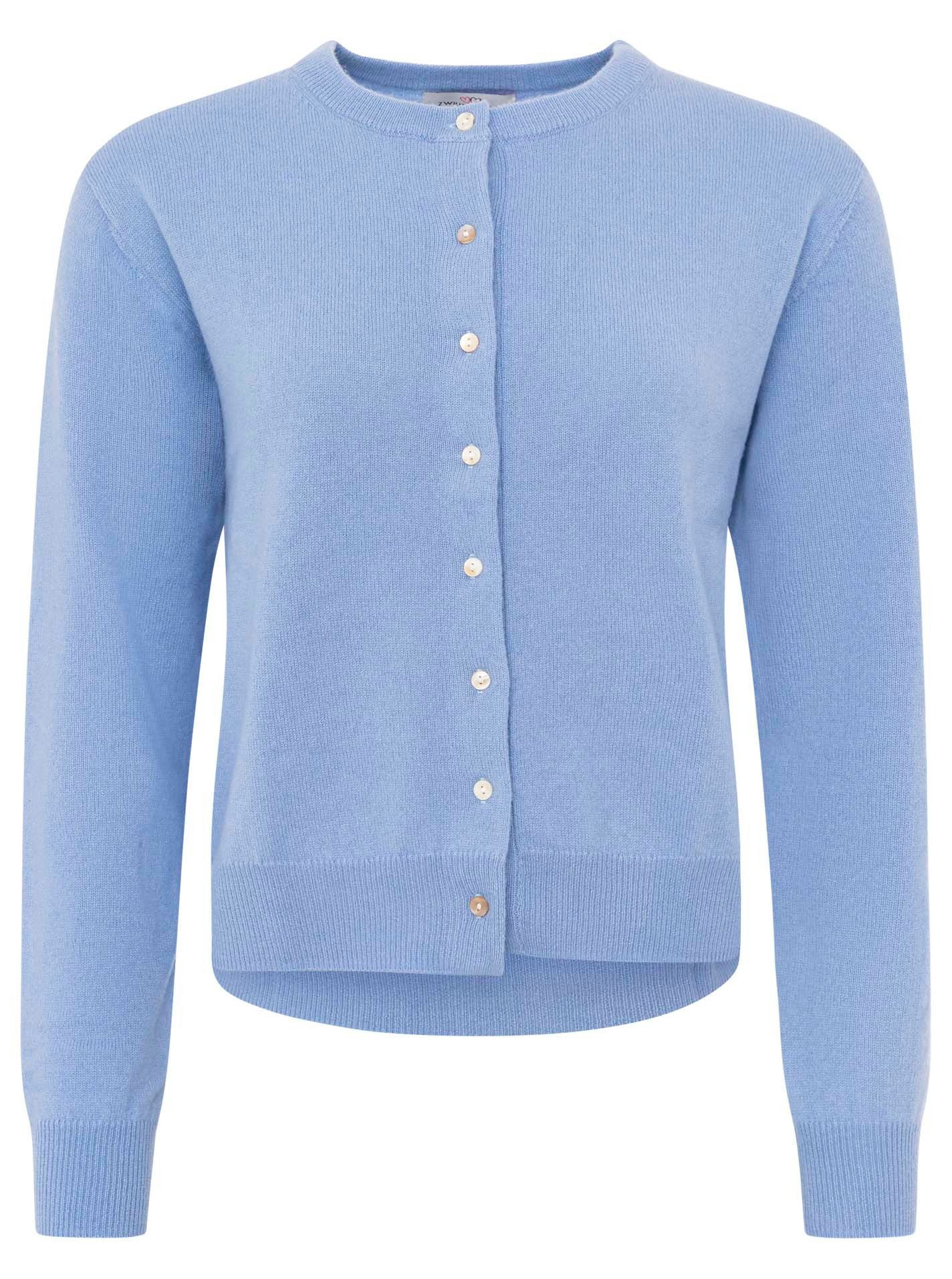 Cardigan 100% Kaschmir Cardigan "Perlmutt Knöpfe"