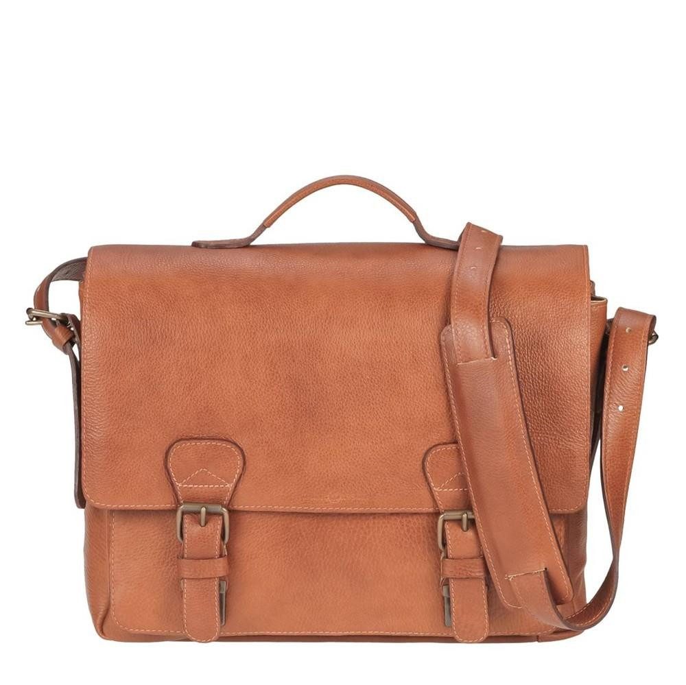 Ruitertassen Aktentasche "Soft" Damen Herren Leder 40x29cm mit 2 Fächern, Businesstasche, Schultasche Lehrertasche 40cm, 2 Fächer