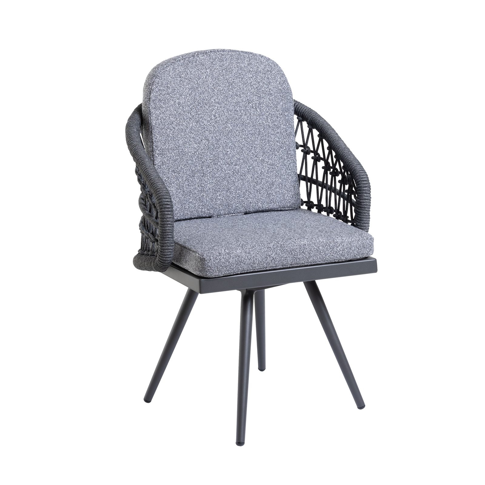 Interliving Gartenstuhl 7012, UV-beständig, wetterbeständig, Armlehnen, wasserabweisend, 360 Grad